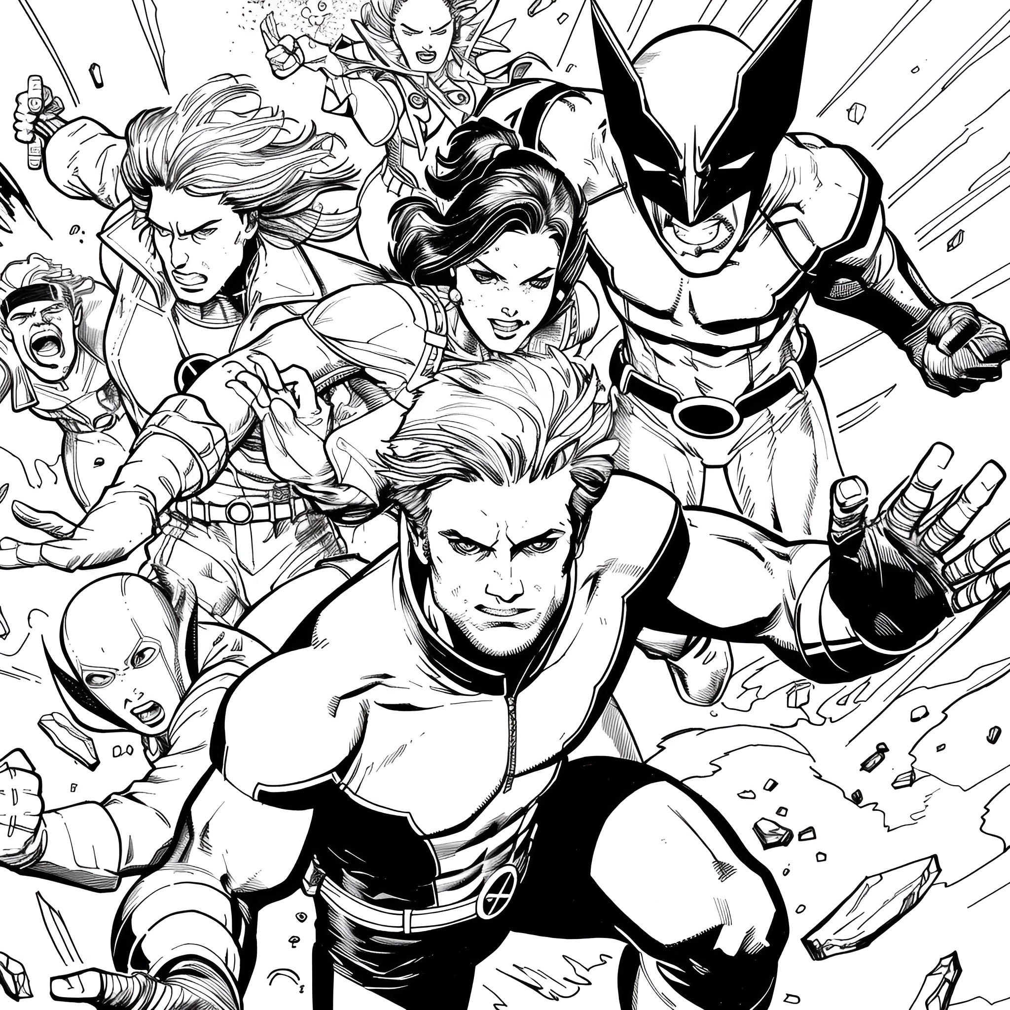 32 Best XMen Coloring Pages (Free Printable PDFs)