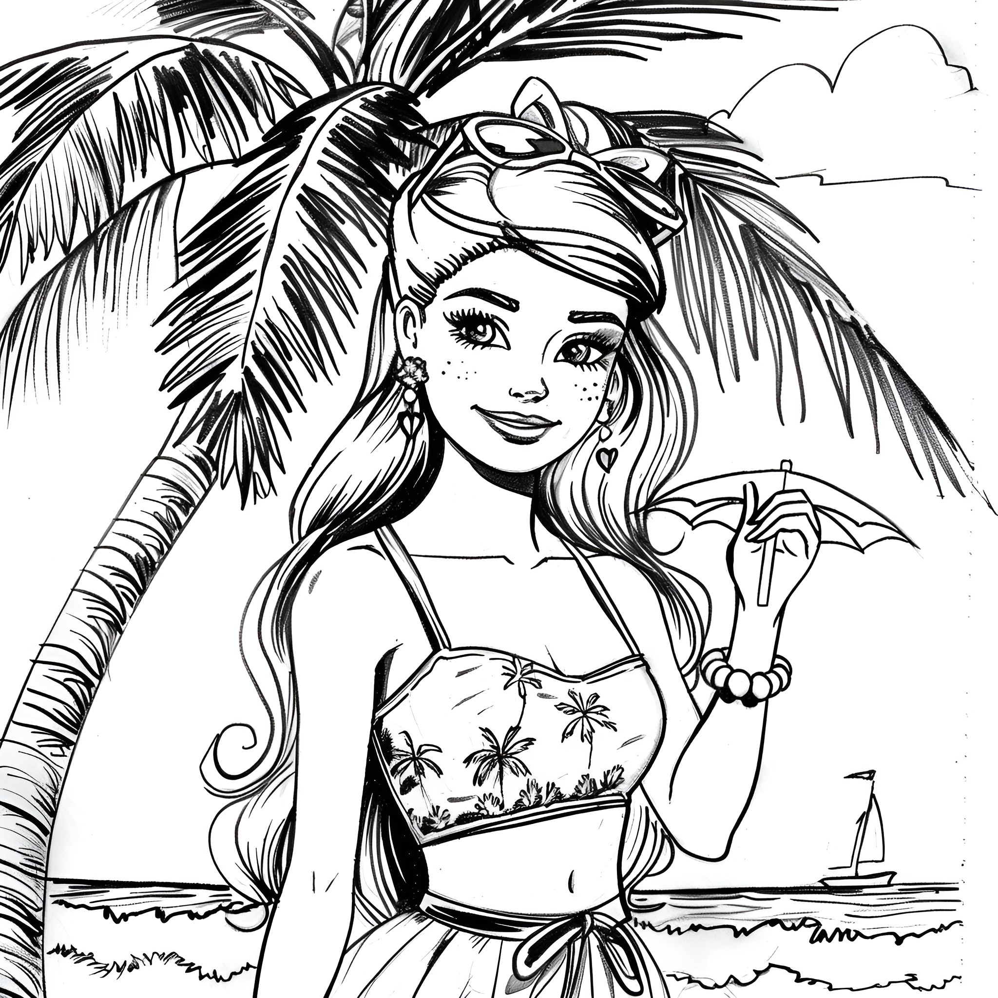 225 Best Barbie Coloring Pages (Free Printable PDFs)