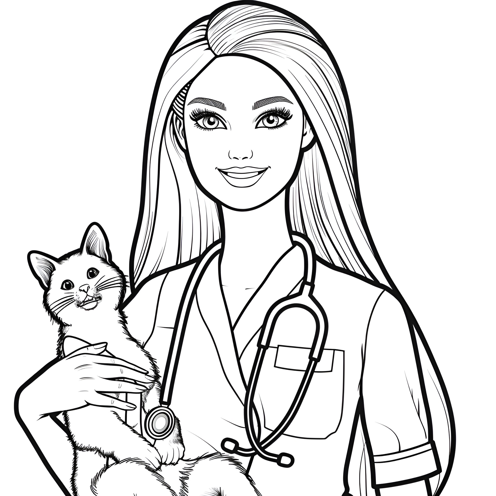 54 Best Barbie Coloring Pages (Free Printable PDFs)