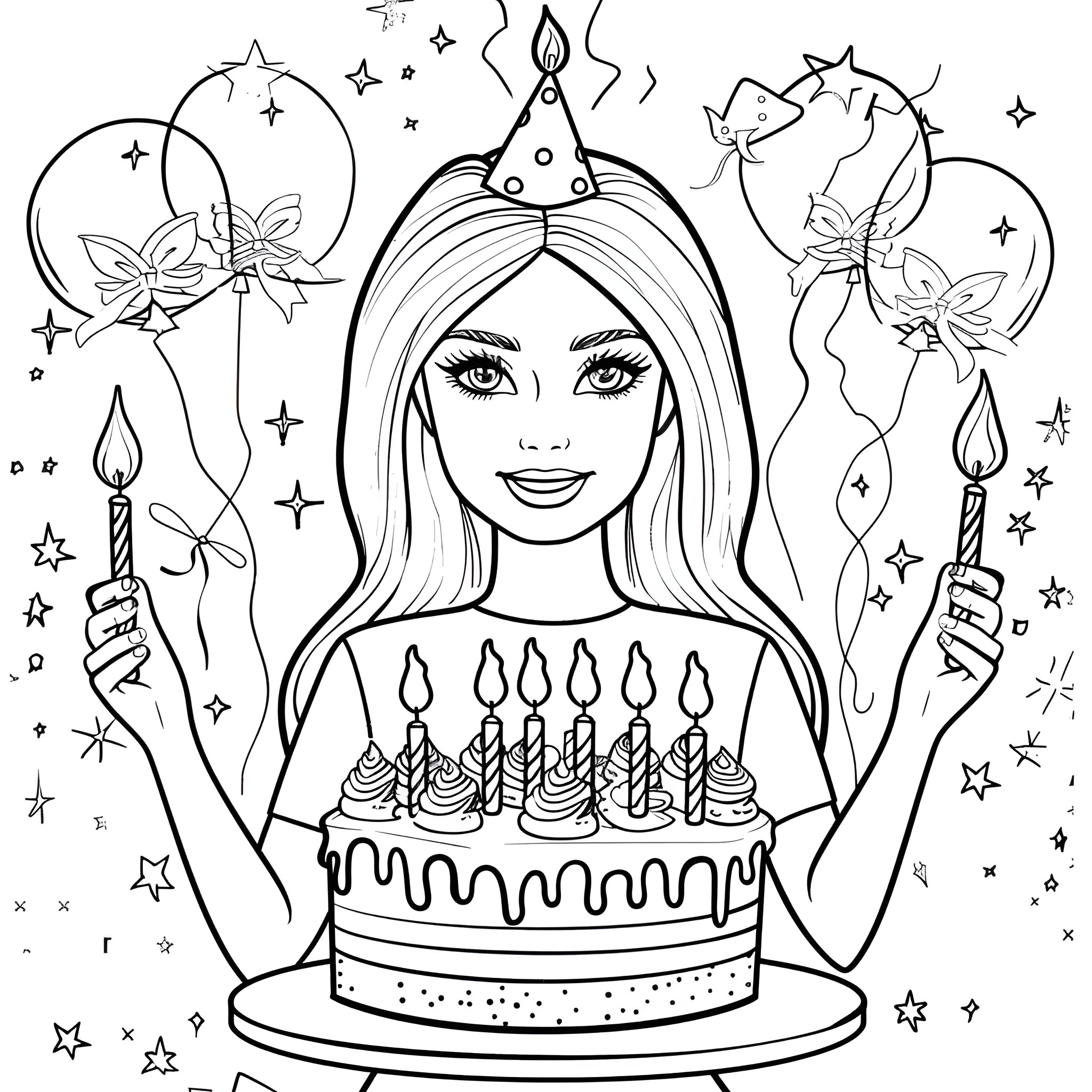 344 Best Barbie Coloring Pages (Free Printable PDFs)
