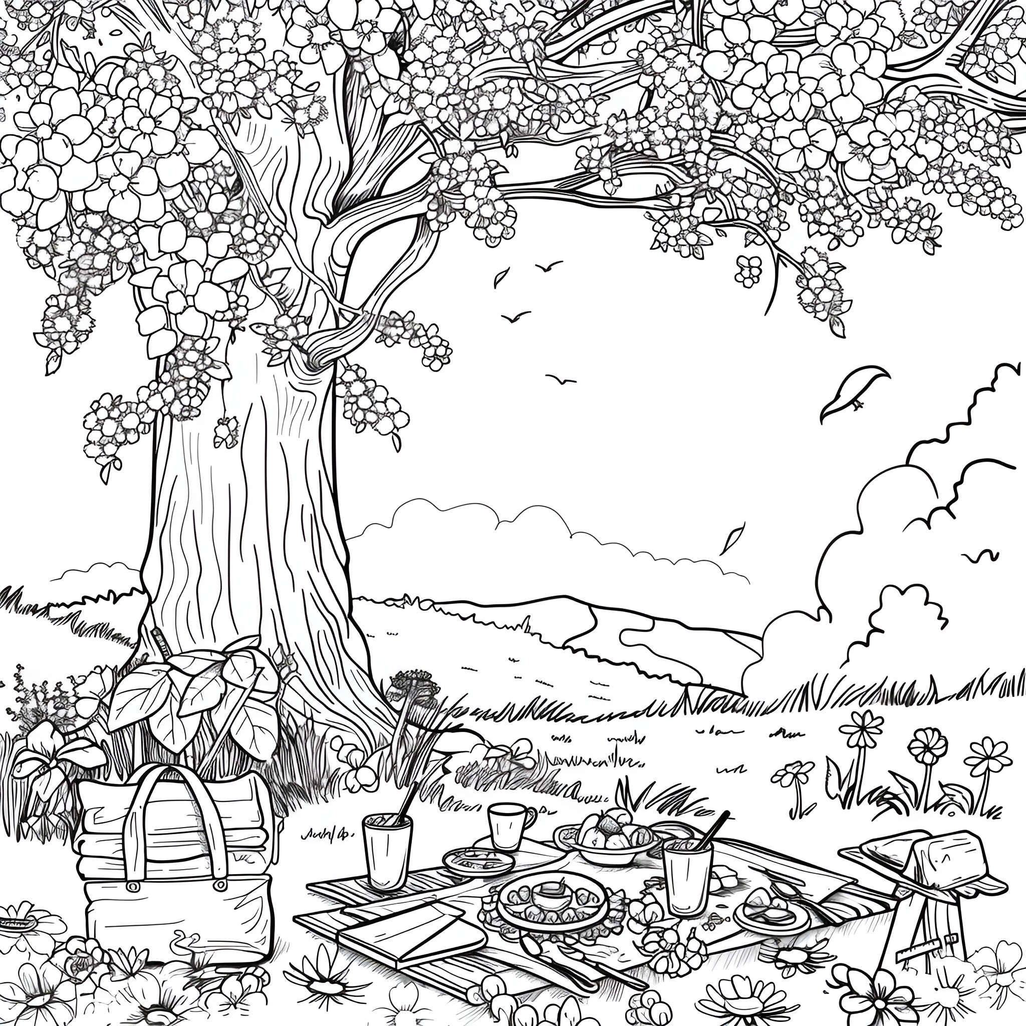 50 Best Springtime Coloring Pages (Free Printable PDFs)