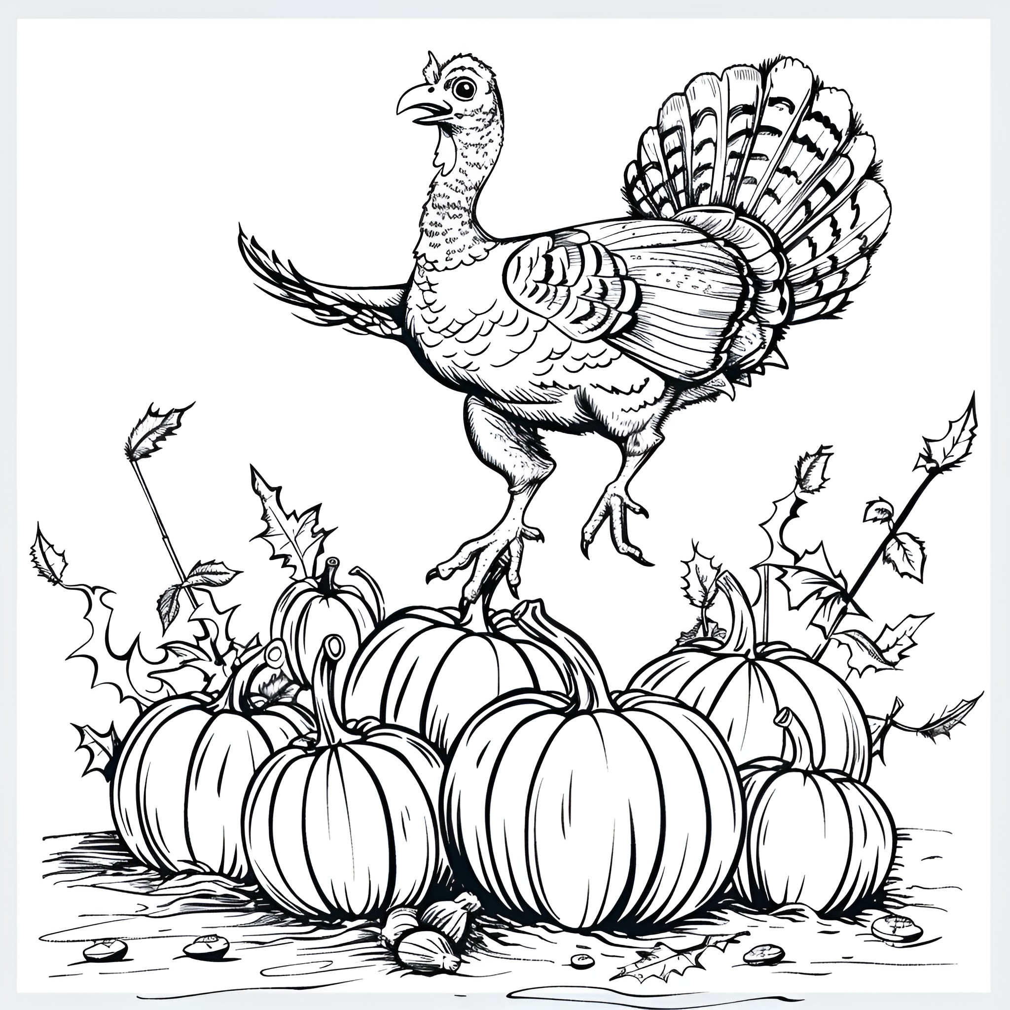 32 Best Turkey Coloring Pages (Free Printable PDFs)