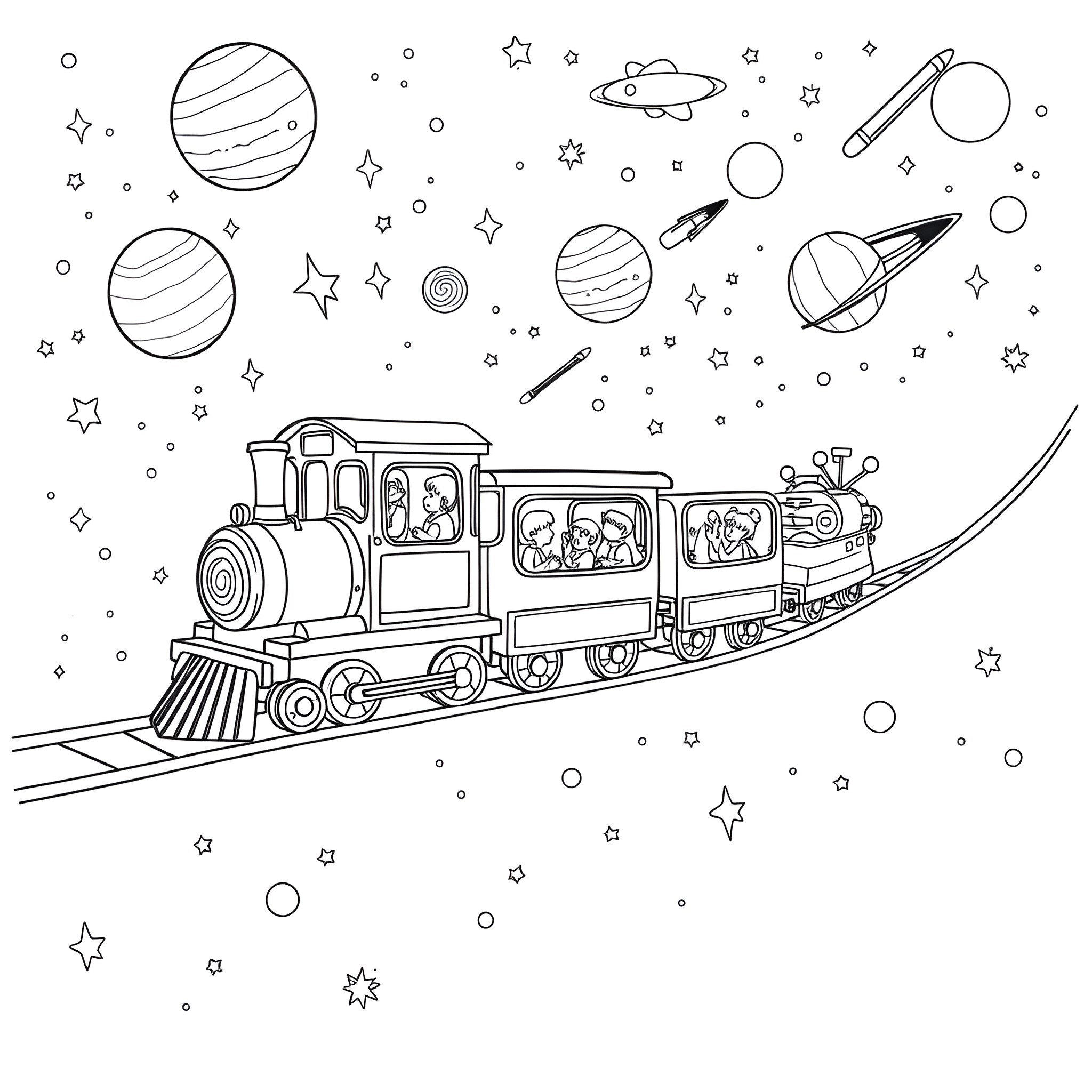 3 Best Flying Train Coloring Pages (Free Printable PDFs)