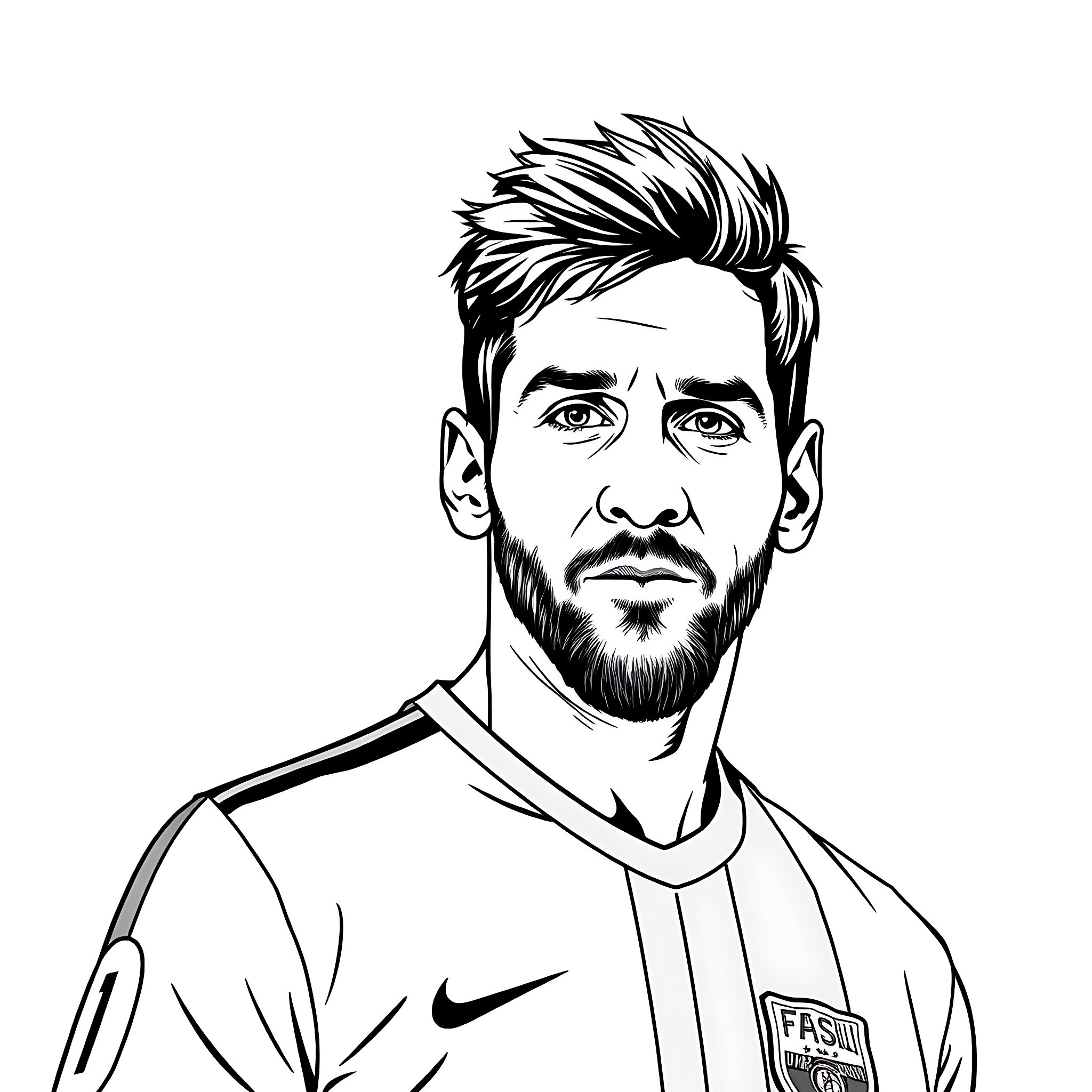 21 Best Lionel Messi Coloring Pages (Free Printable PDFs)