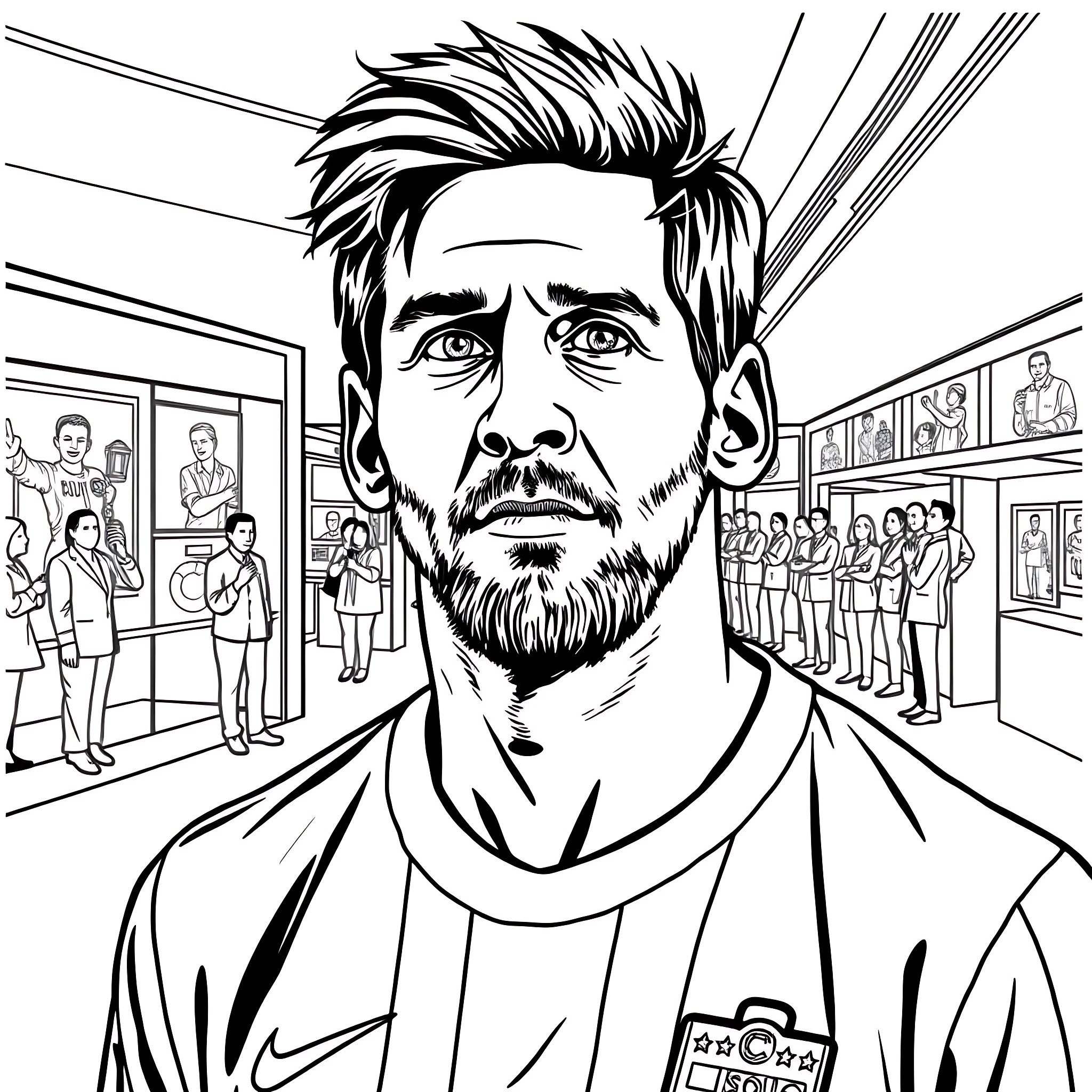 21 Best Lionel Messi Coloring Pages (Free Printable PDFs)