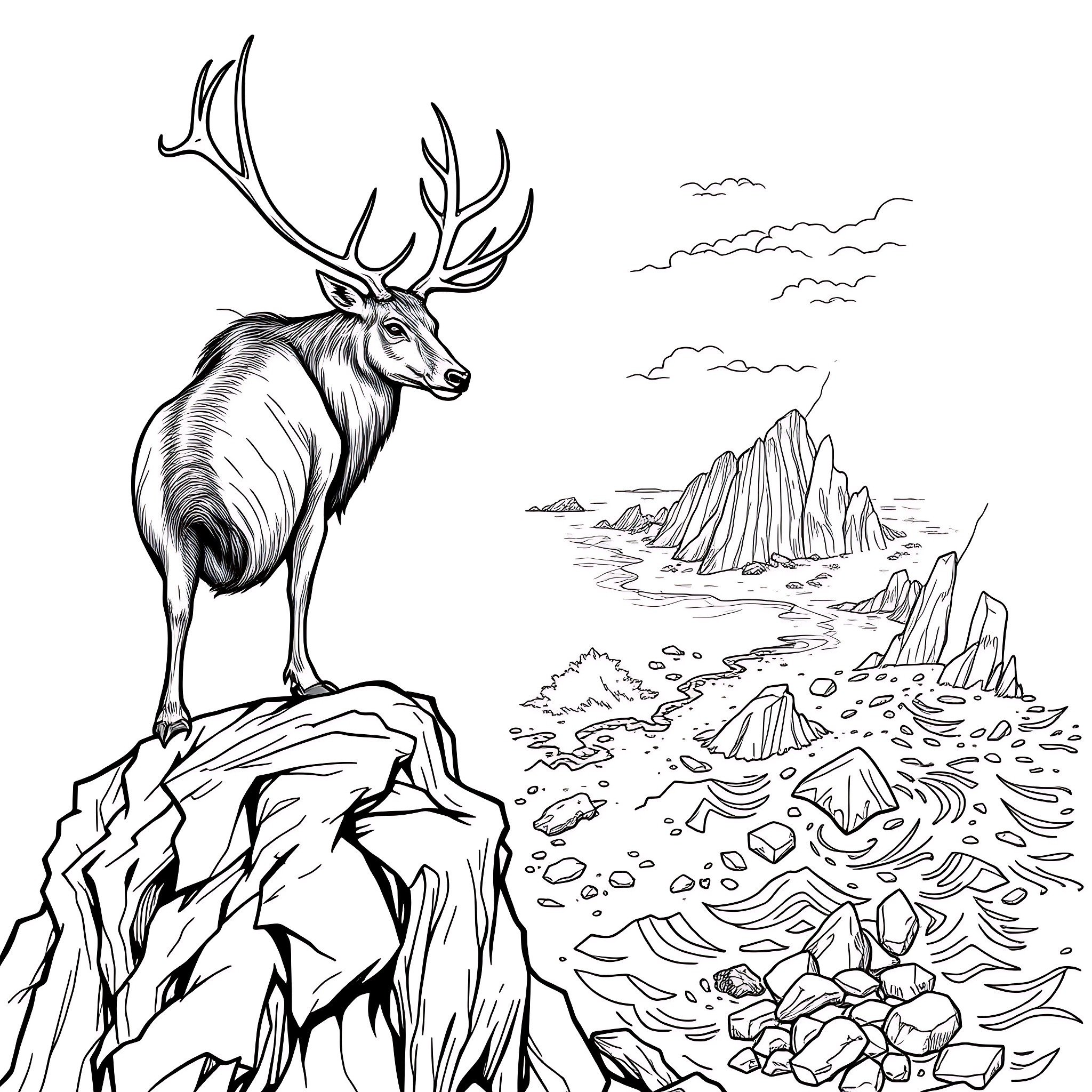 104 Best Deer Coloring Pages (Free Printable PDFs)