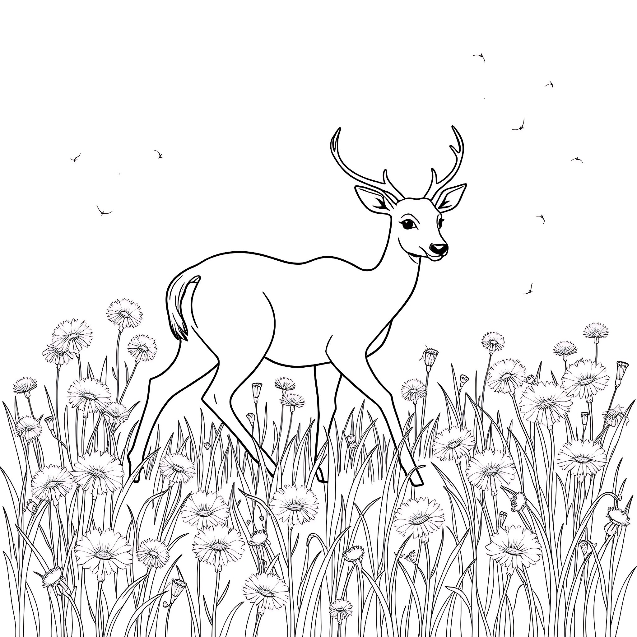 104 Best Deer Coloring Pages (Free Printable PDFs)