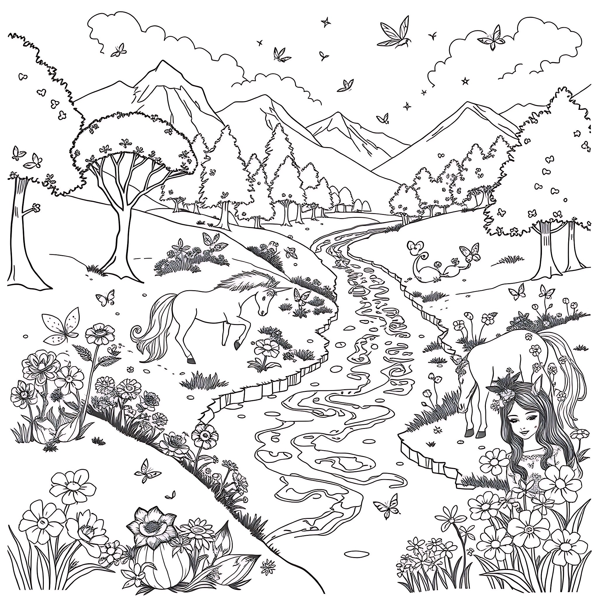 7 Best Line Coloring Pages (Free Printable PDFs)