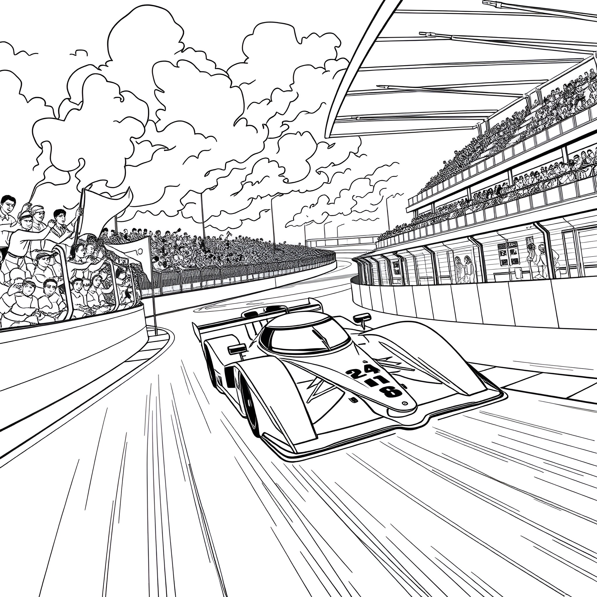 7 Best Race Car Coloring Pages (Free Printable PDFs)