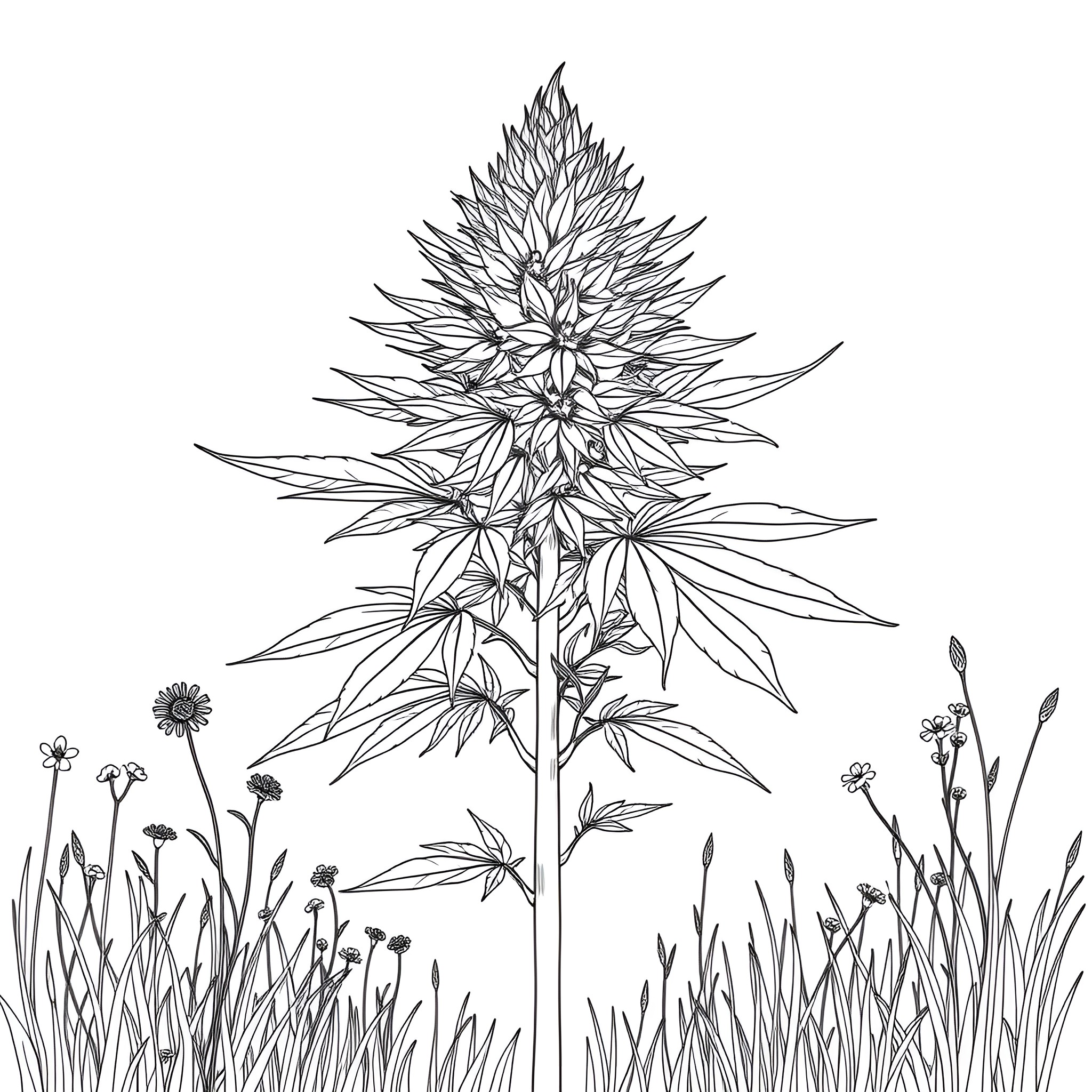 111 Best Cannabis Coloring Pages (Free Printable PDFs)