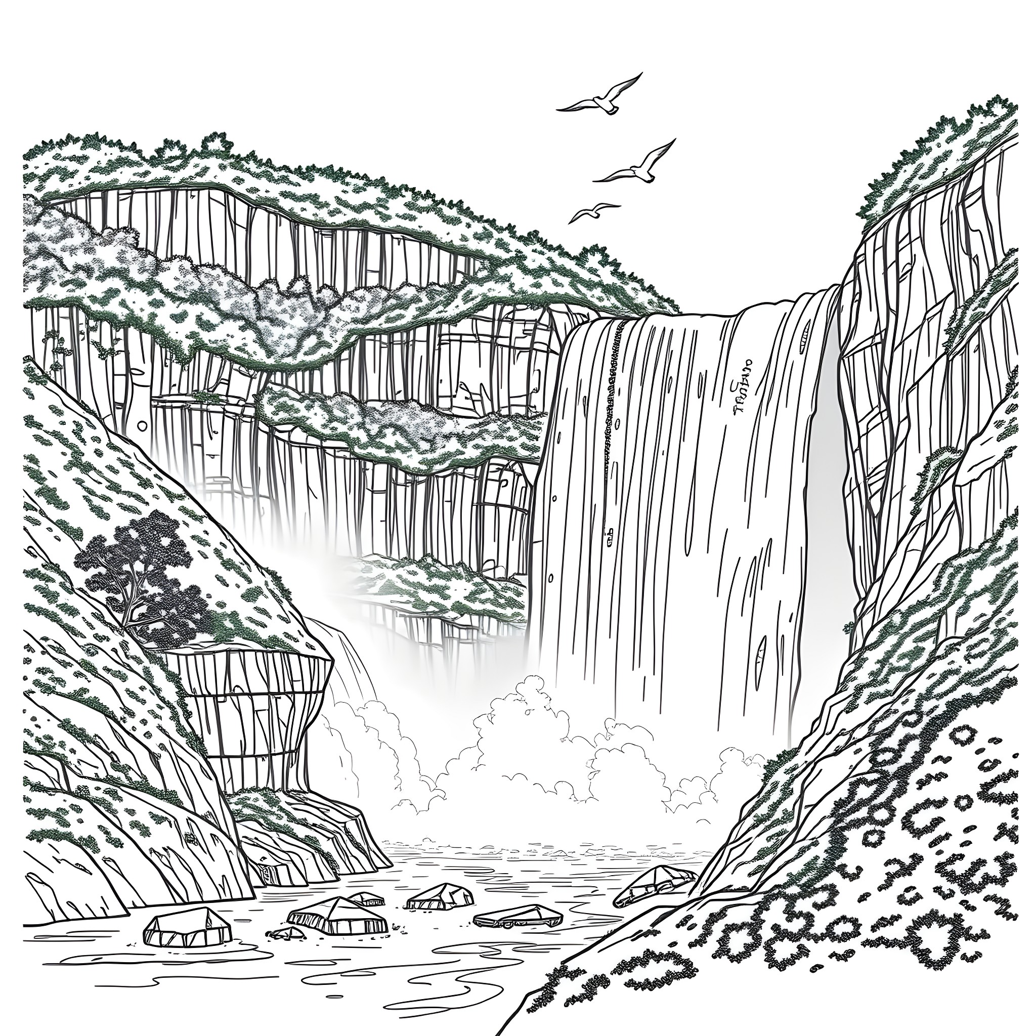 1 Best Niagara Coloring Pages (Free Printable PDFs)