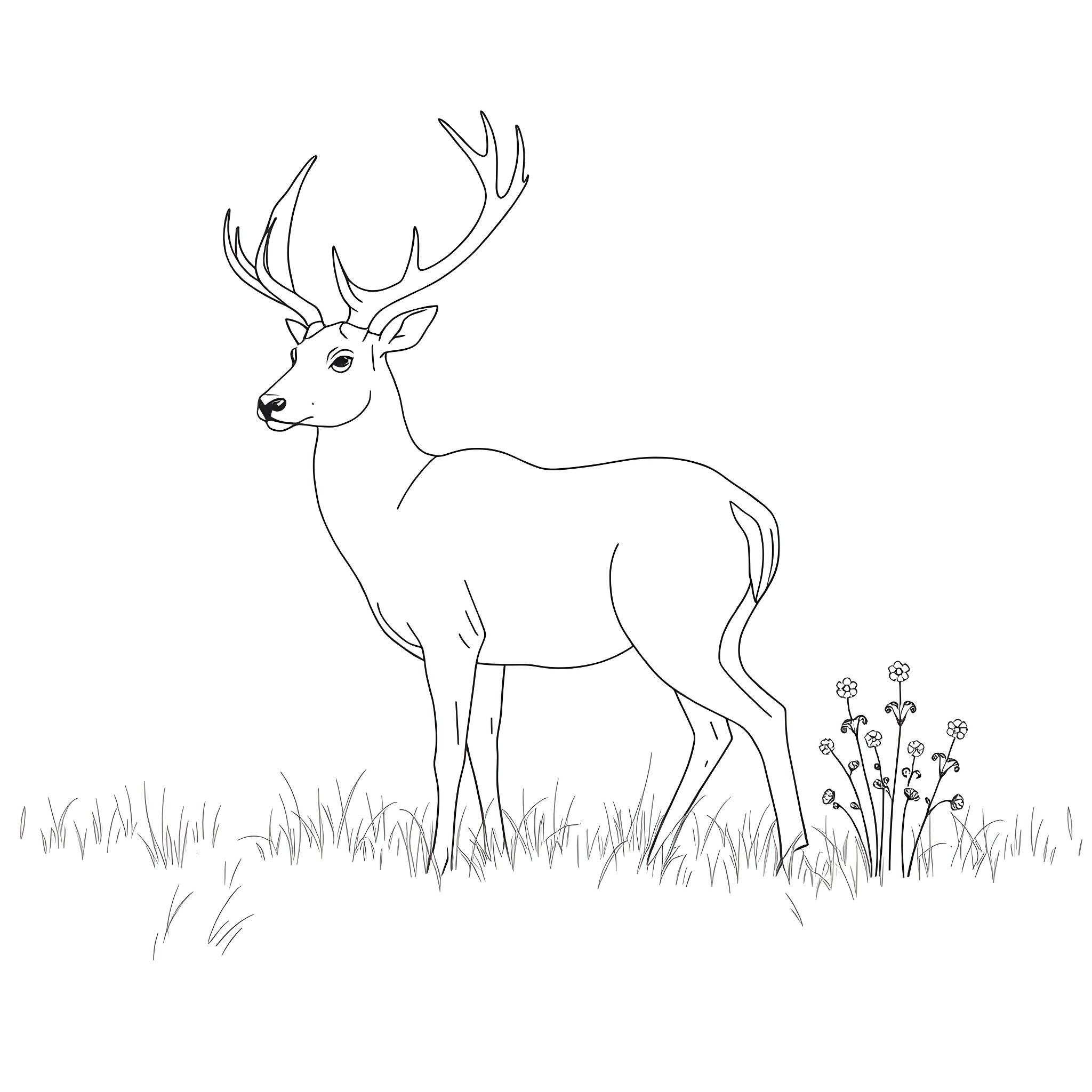 104 Best Deer Coloring Pages (Free Printable PDFs)