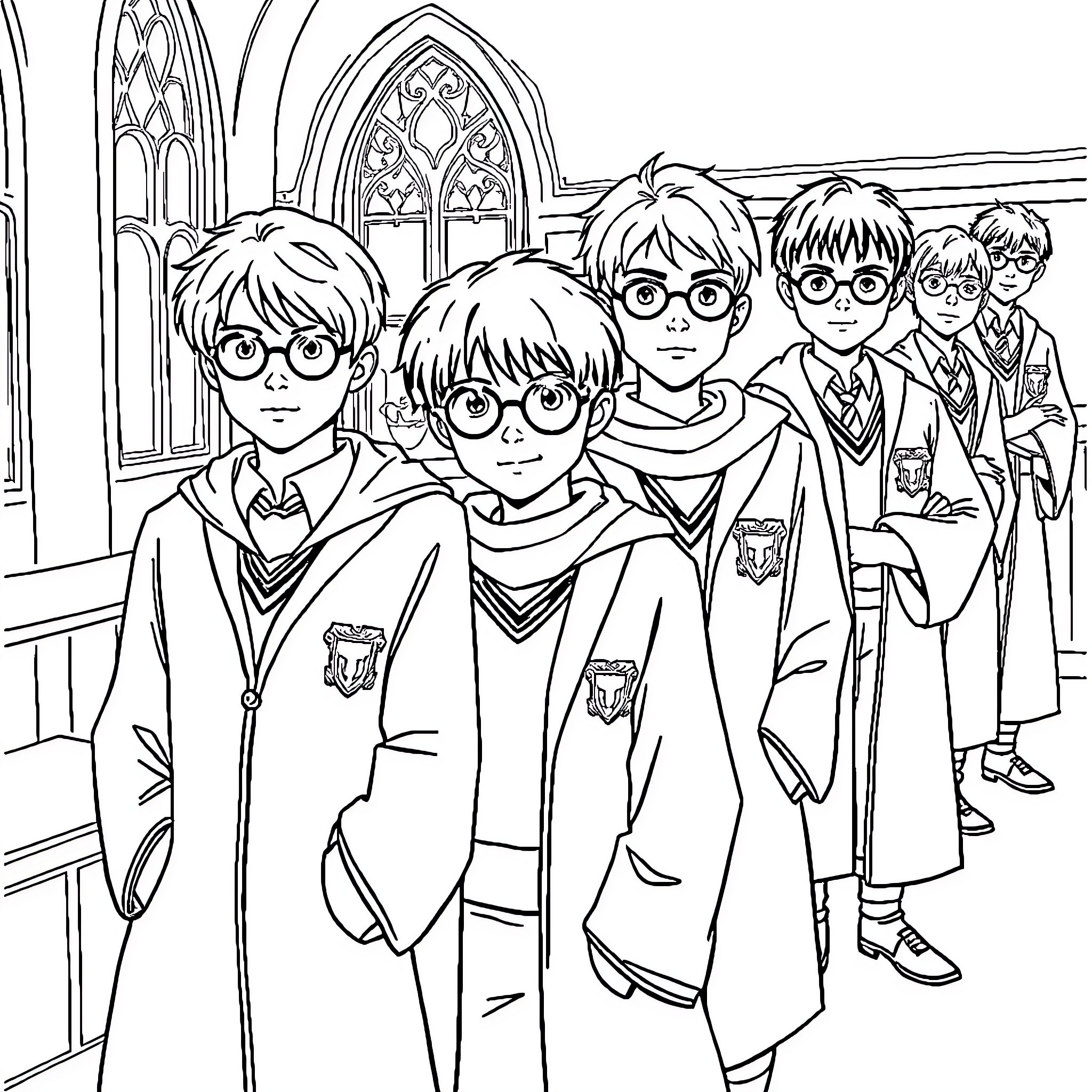 1 Best Hogwarts Character Coloring Pages (Free Printable PDFs)