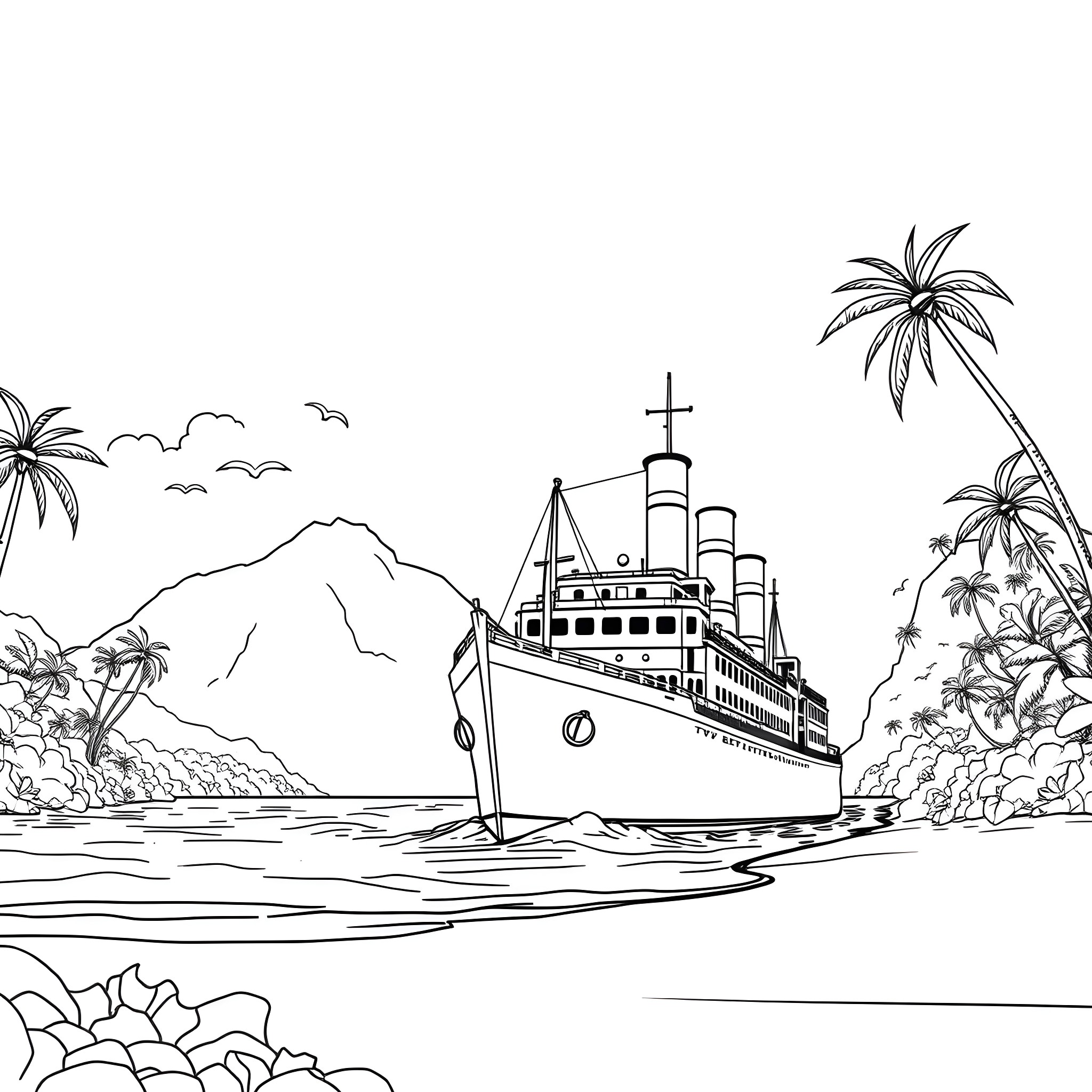 1 Best Sailing Ship Coloring Pages (Free Printable PDFs)