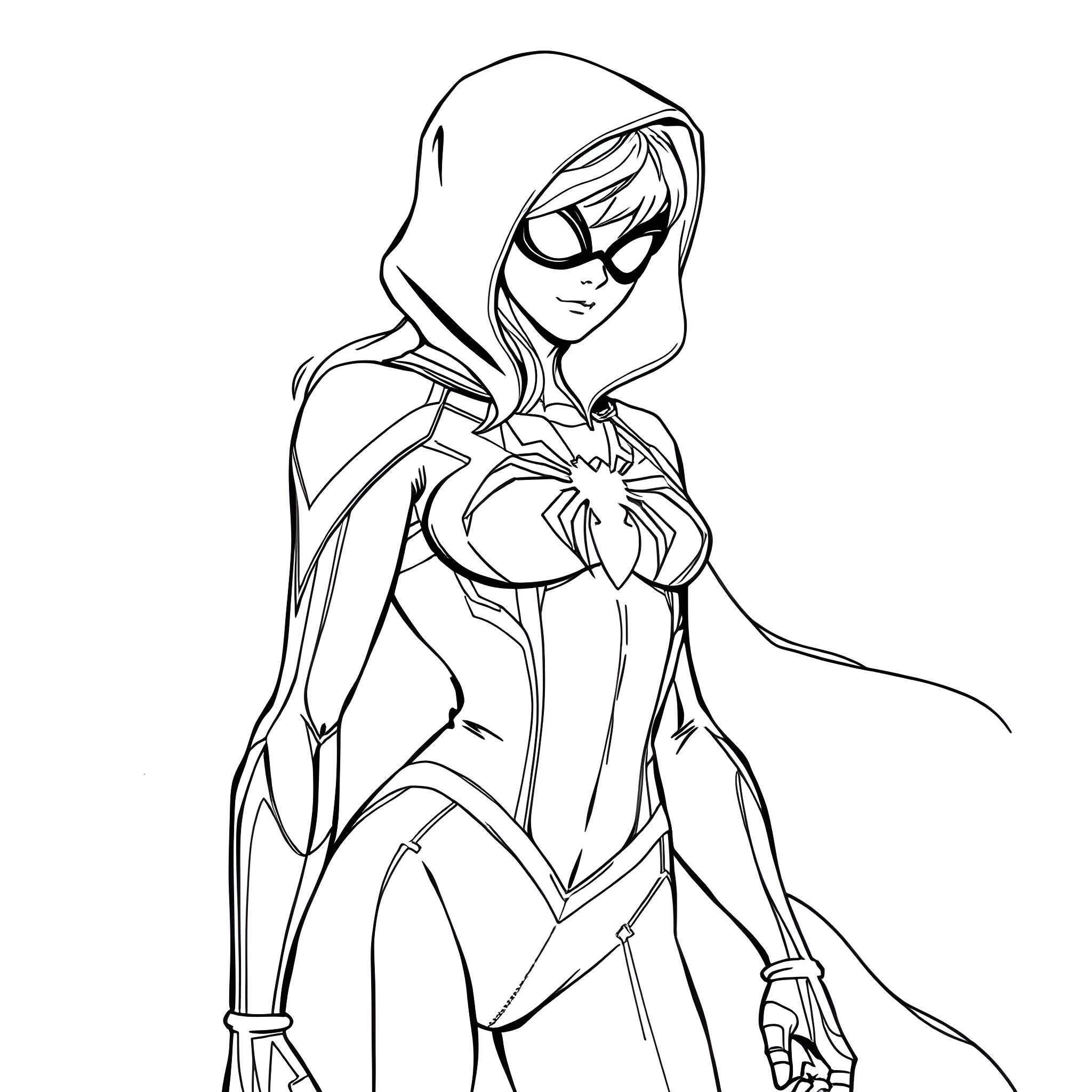 14 Best Spider Girl Coloring Pages (Free Printable PDFs)