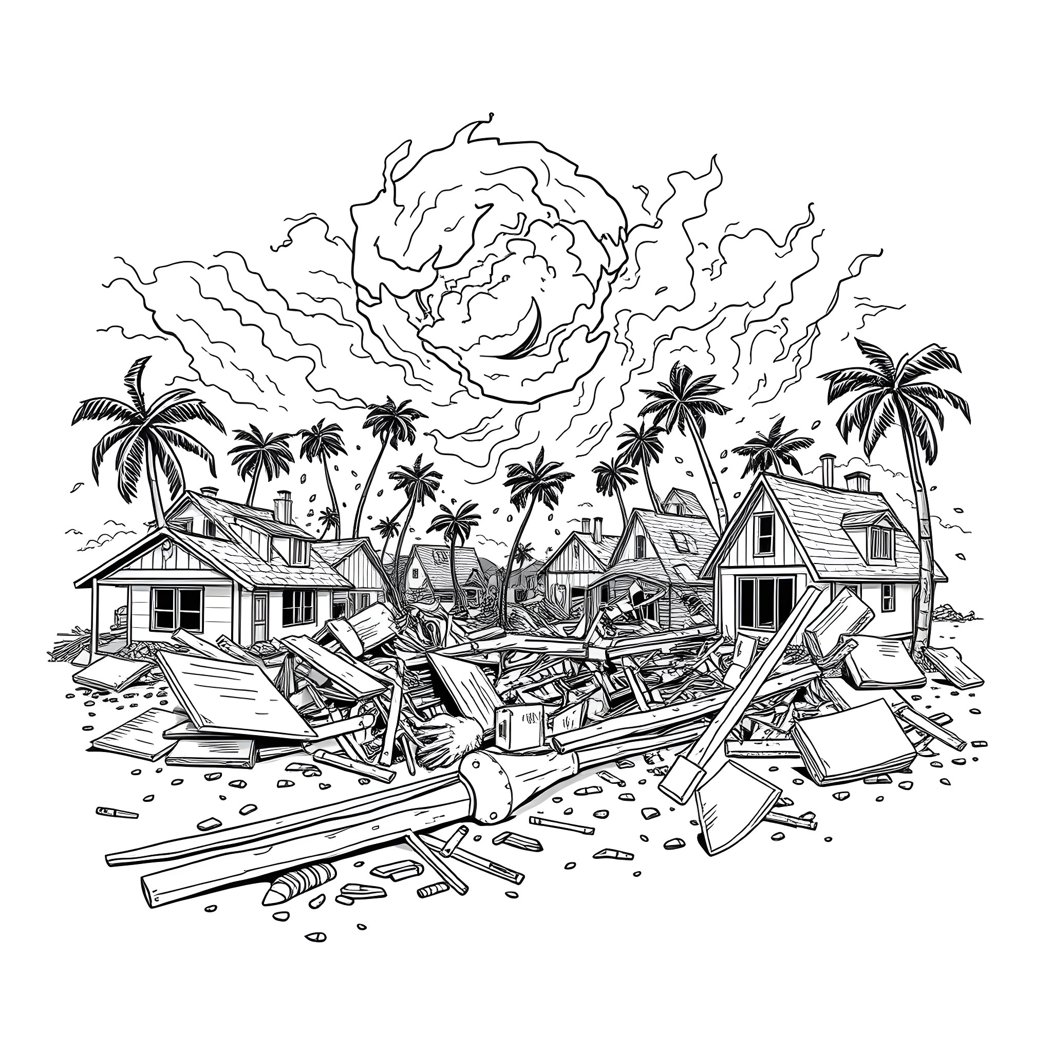 11 Best Hurricane Coloring Pages (Free Printable PDFs)