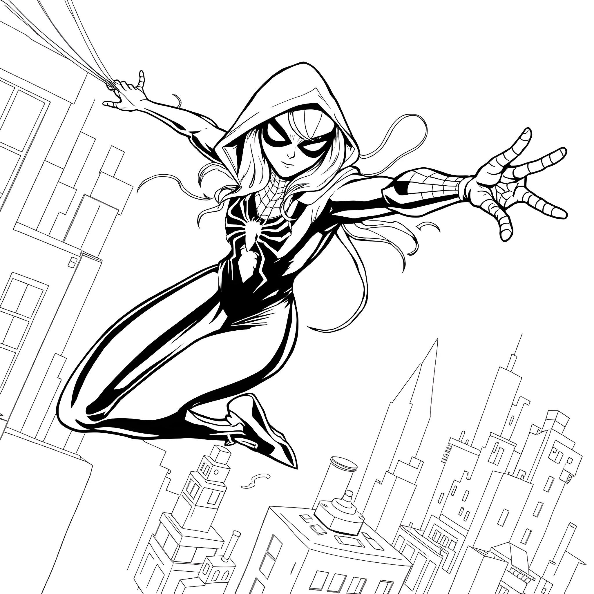 7 Best Spider Gwen Coloring Pages (Free Printable PDFs)