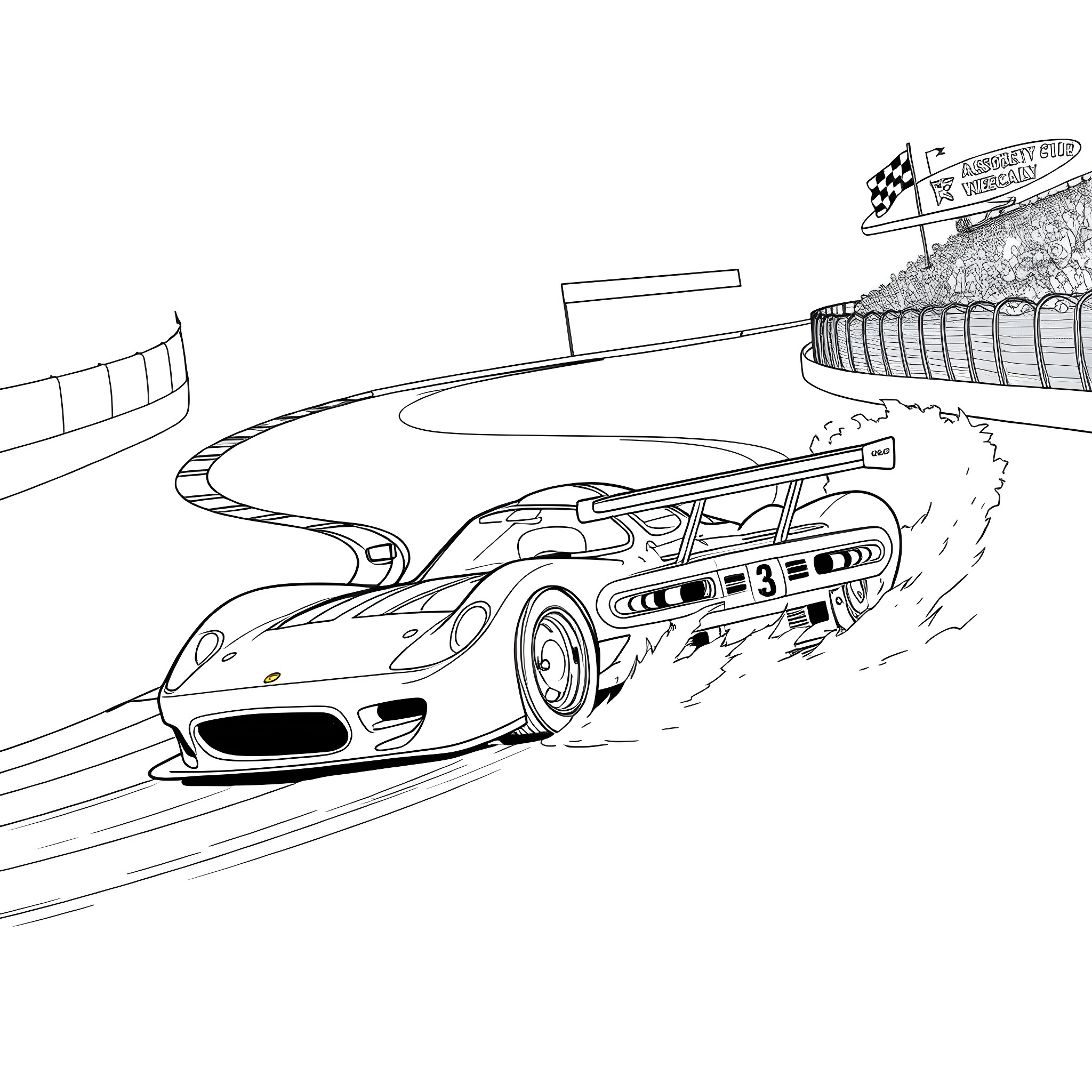 7 Best Race Car Coloring Pages (Free Printable PDFs)