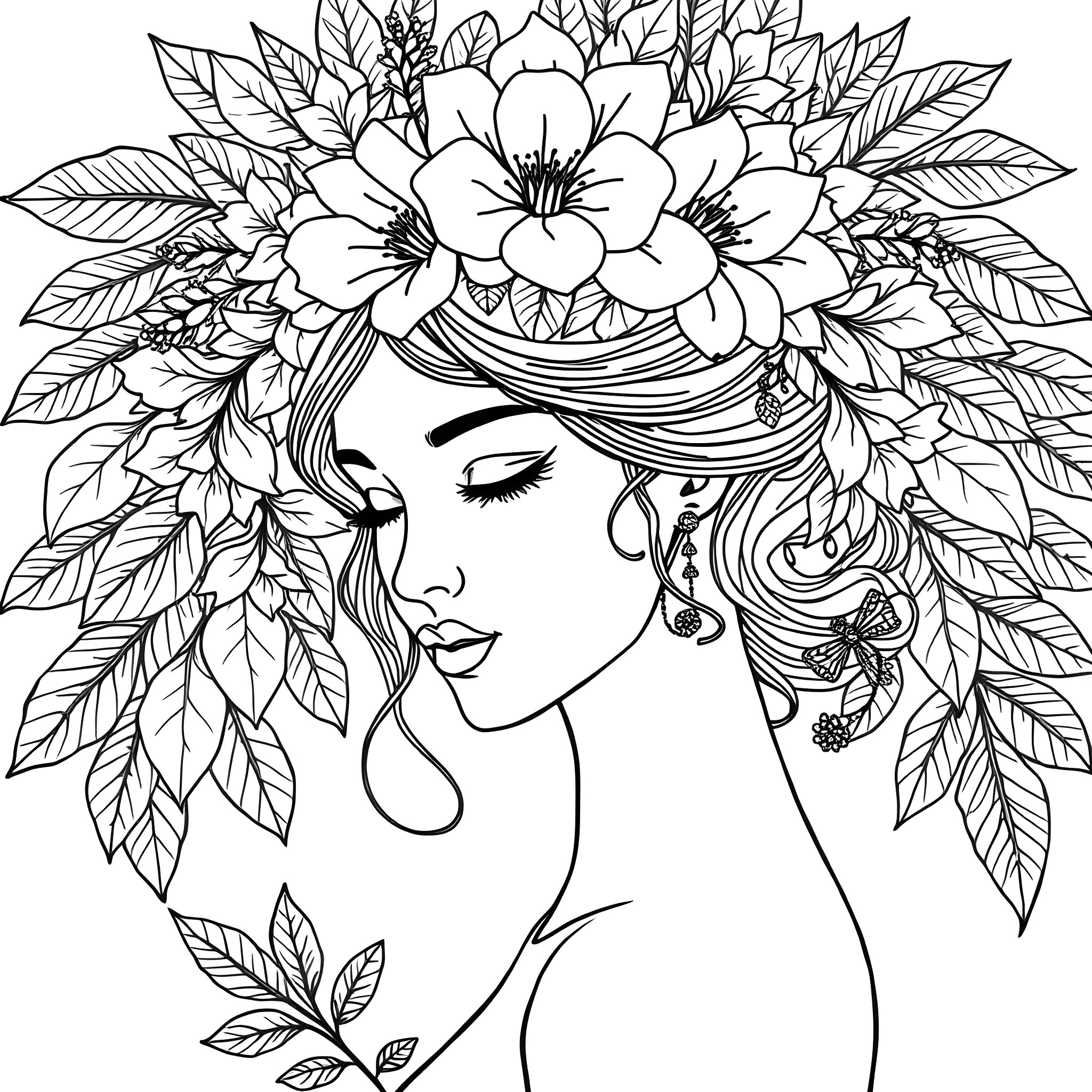 584 Best Woman Coloring Pages (Free Printable PDFs)