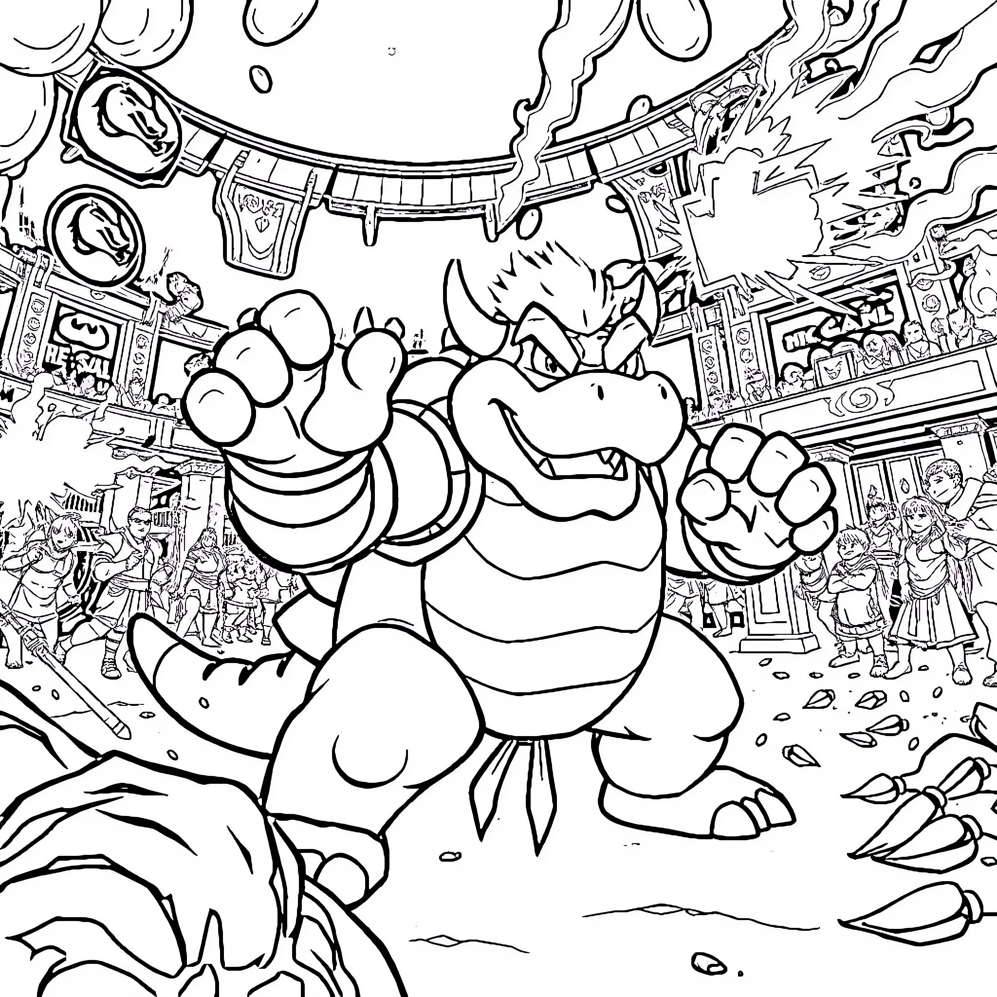 Best Bowser Jr Coloring Pages (Free Printable PDF)