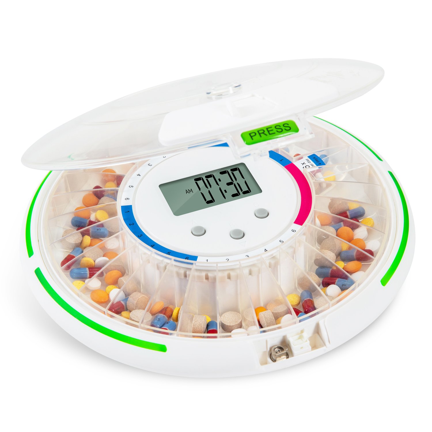 LiveFine Automatic Pill Dispenser with 28Day Electronic Medication