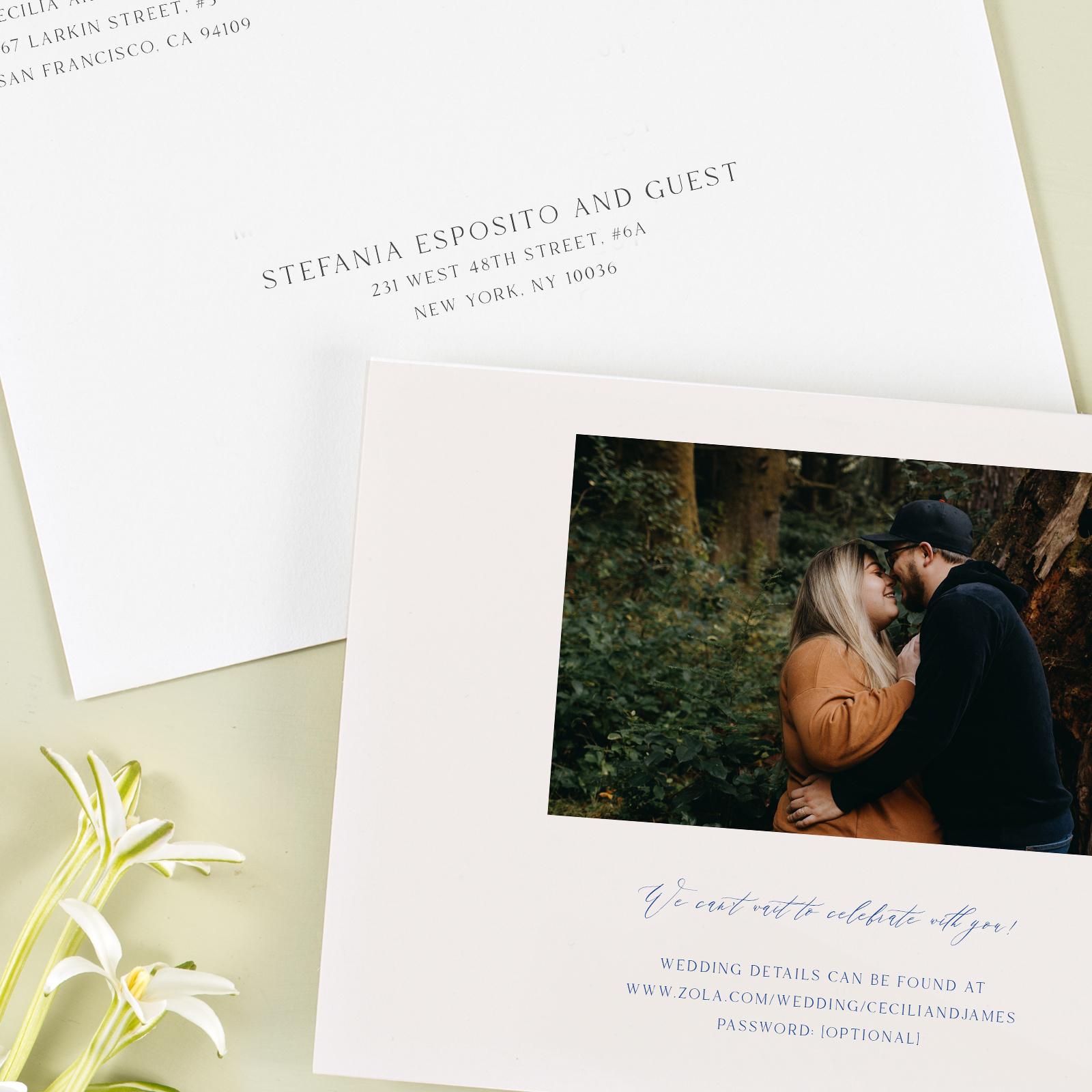 Zola Wedding Invitations Caleania Landscape