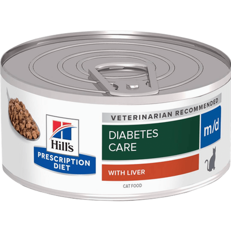 Hills Prescription Diet Feline m/d Diabetes/Weight Minced Original Can