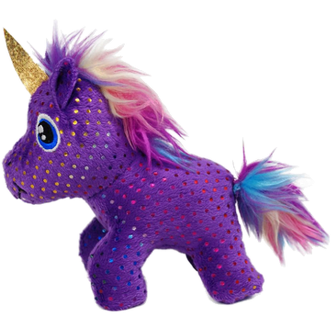 Kong Enchanted Buzzy Unicorn Dog Toy Purple 10 cm ZOO.fi