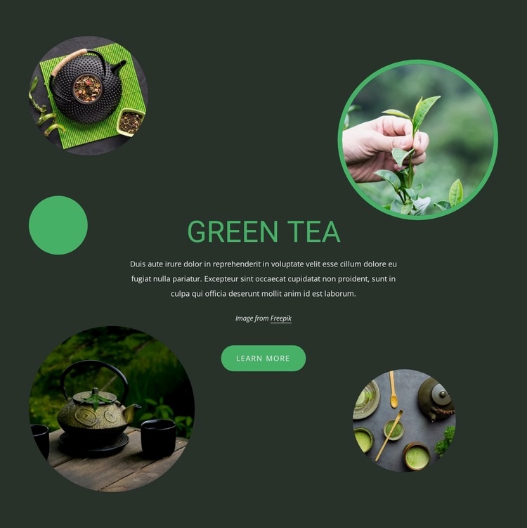 Green tea history benefits Html Code Example