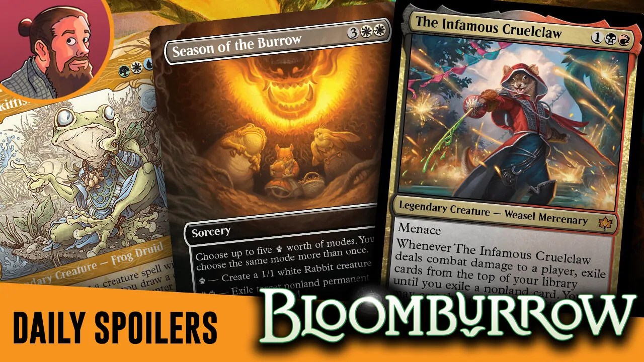 Bloomburrow Spoilers — July 12 Mythic legends, White Heroic