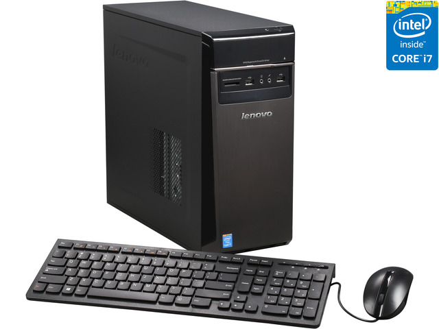 Lenovo H5050 90B70098US MidTower Desktop Computer Intel Core i74790