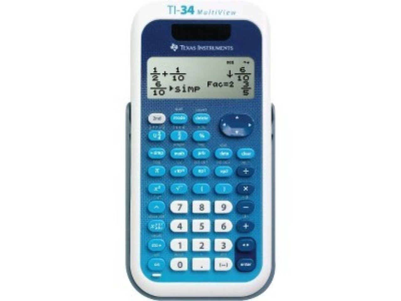 Texas Instruments TI34 MultiView Scientific Calculator White, Blue