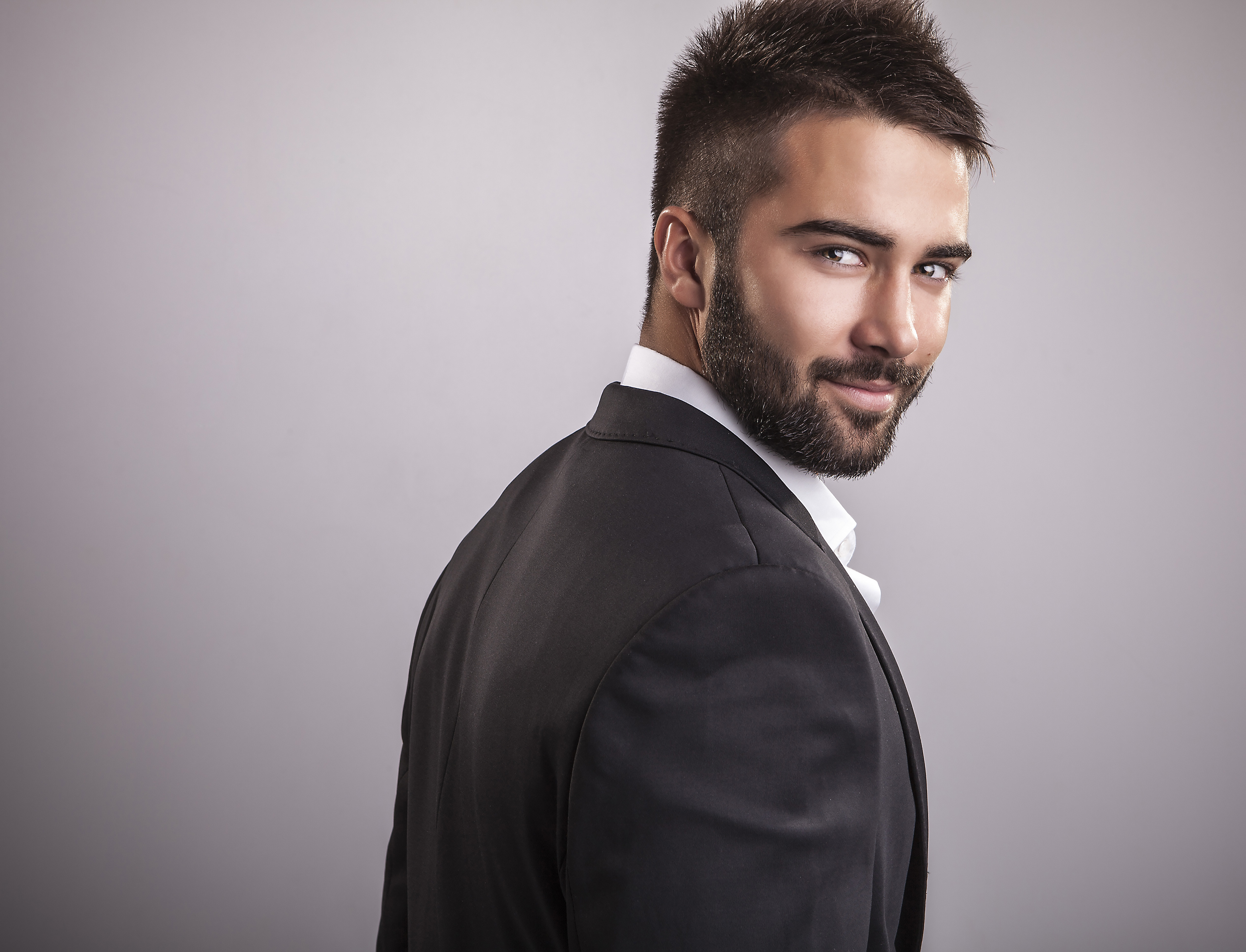 Download Beard Man Model HD Wallpaper