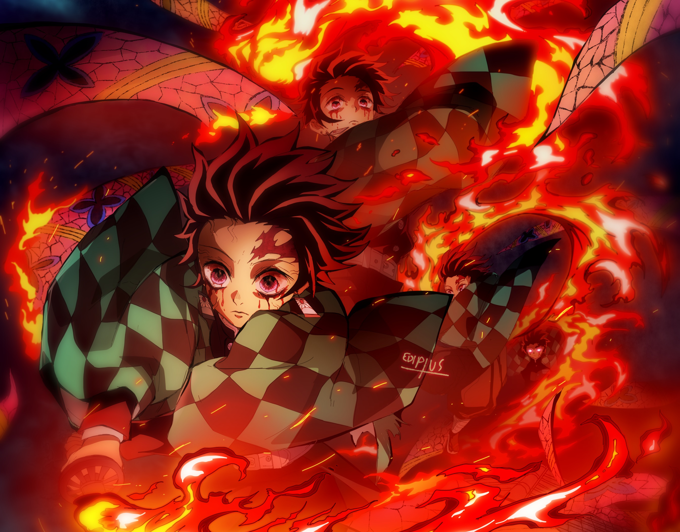 Demon Slayer Kimetsu no Yaiba Fondo de pantalla HD Fondo de Escritorio 2690x2104 ID