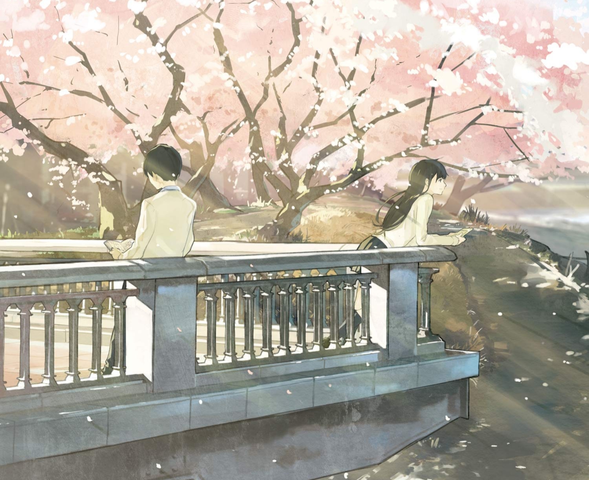 Download Haruki Shiga Sakura Yamauchi Anime I Want To Eat Your Pancreas