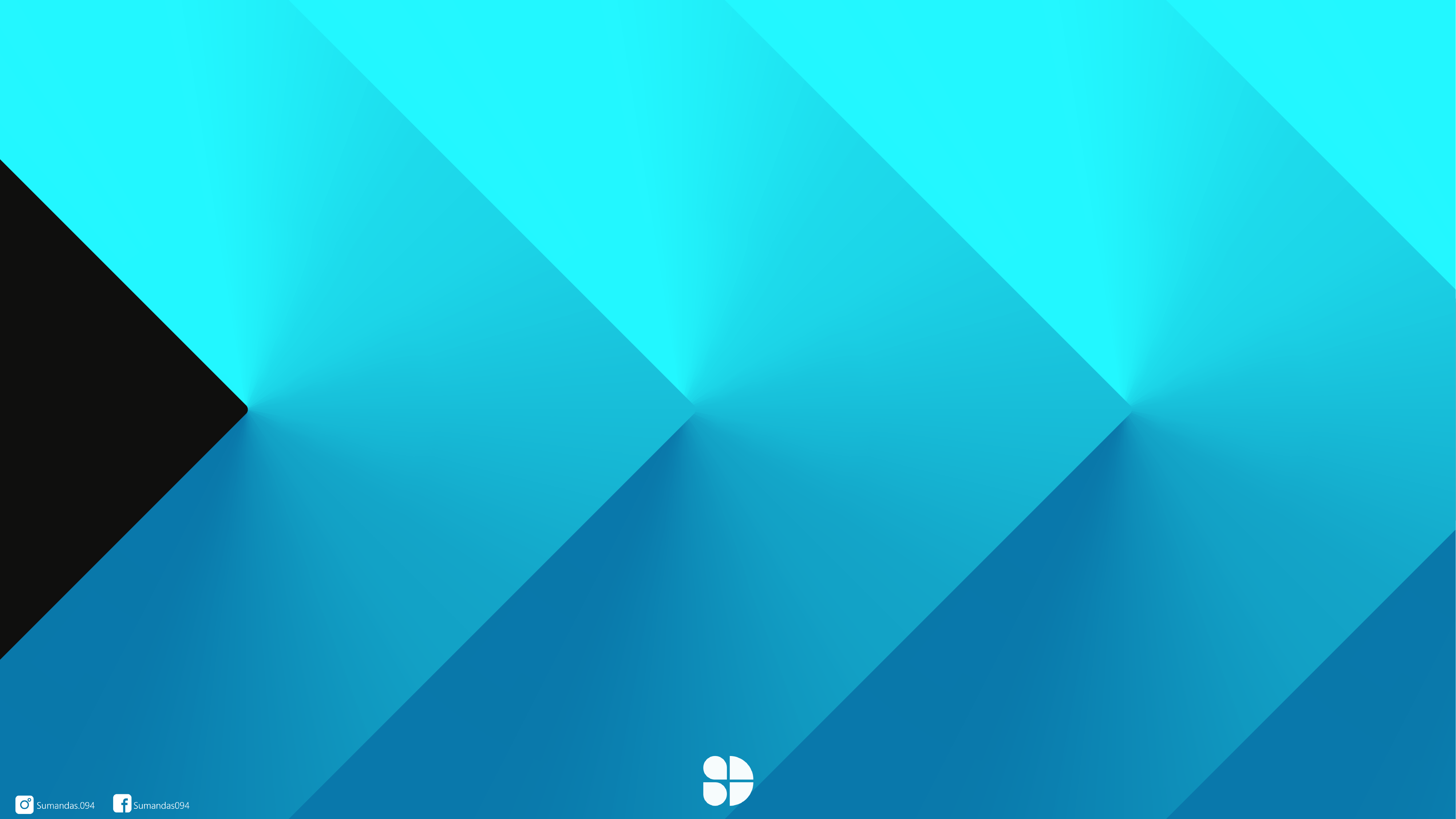 Abstract blue triangle wallpaper by sumandas094 by suman094