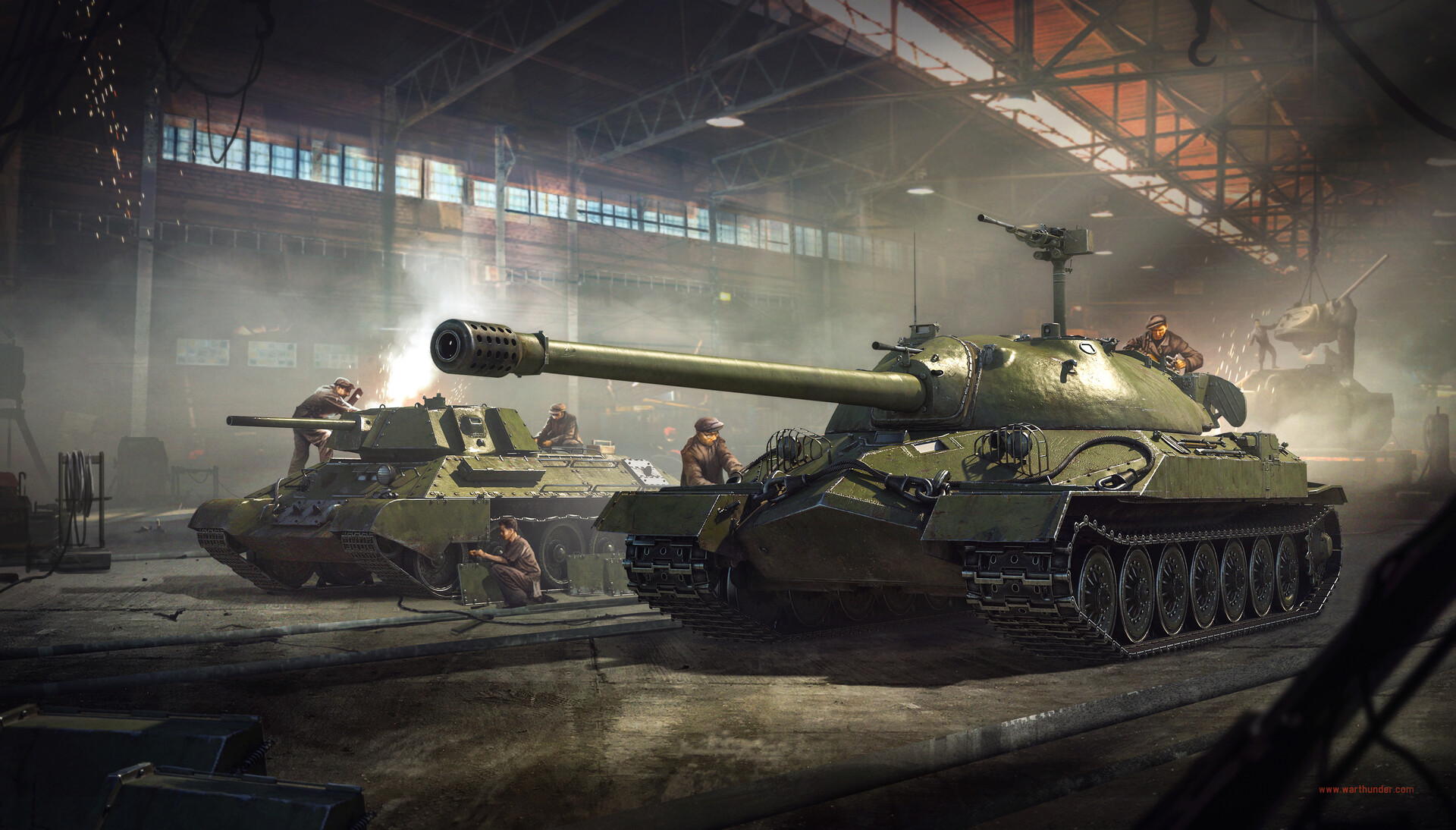 Download Tank Video Game War Thunder HD Wallpaper by Maxim Timofeev