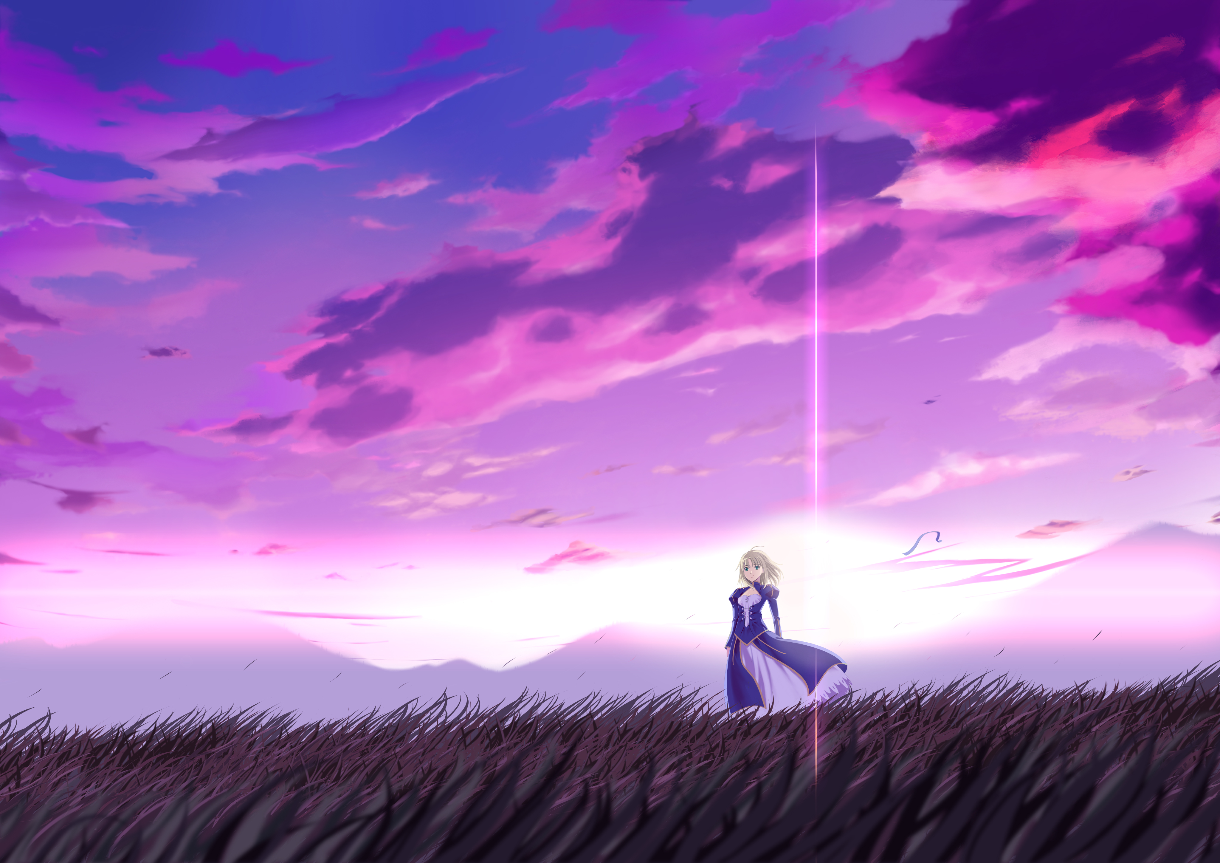 Fate/Stay Night 4k Ultra HD Wallpaper Background Image 4093x2894