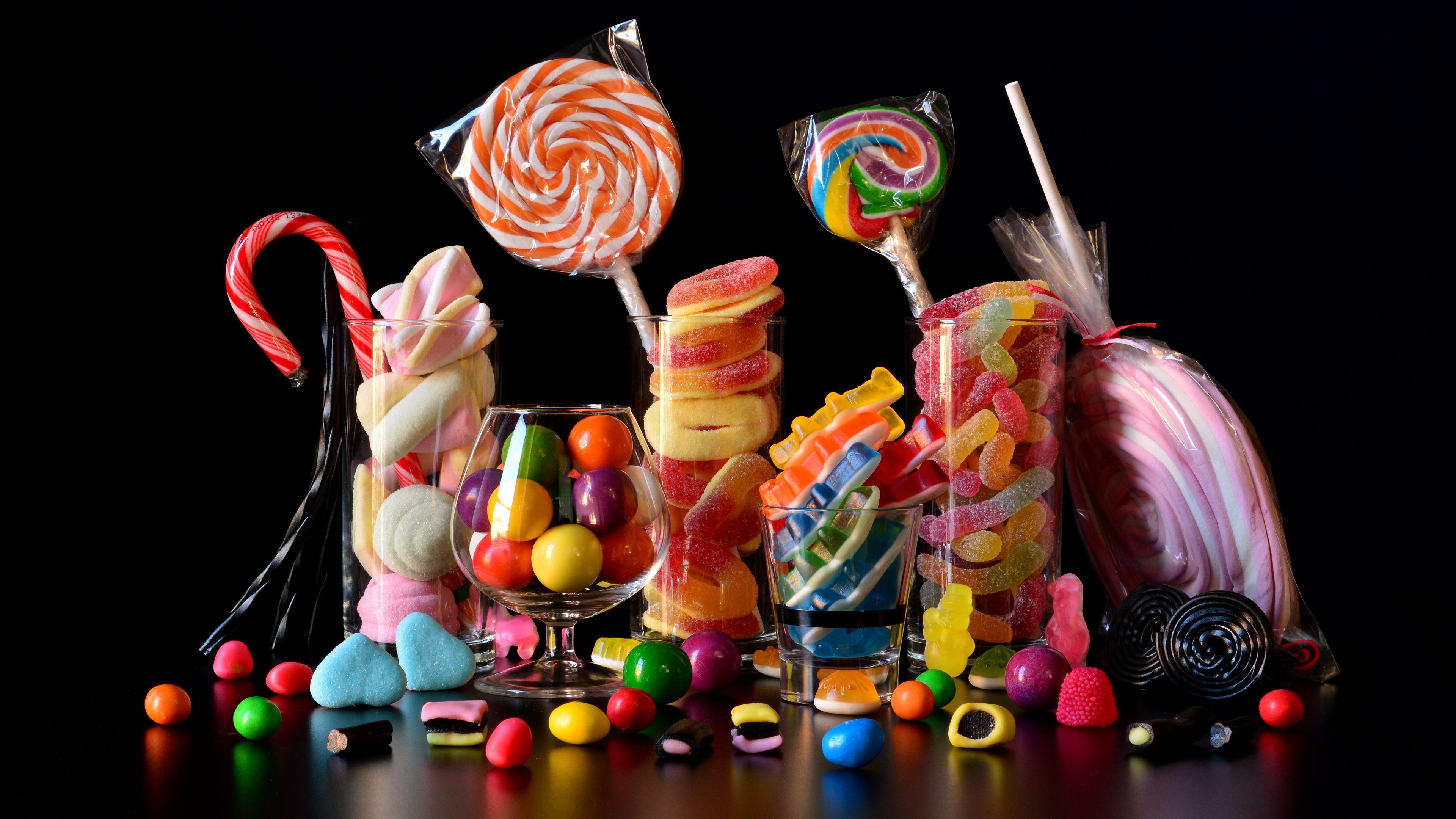 Download Lollipop Candy Food Sweets 4k Ultra HD Wallpaper