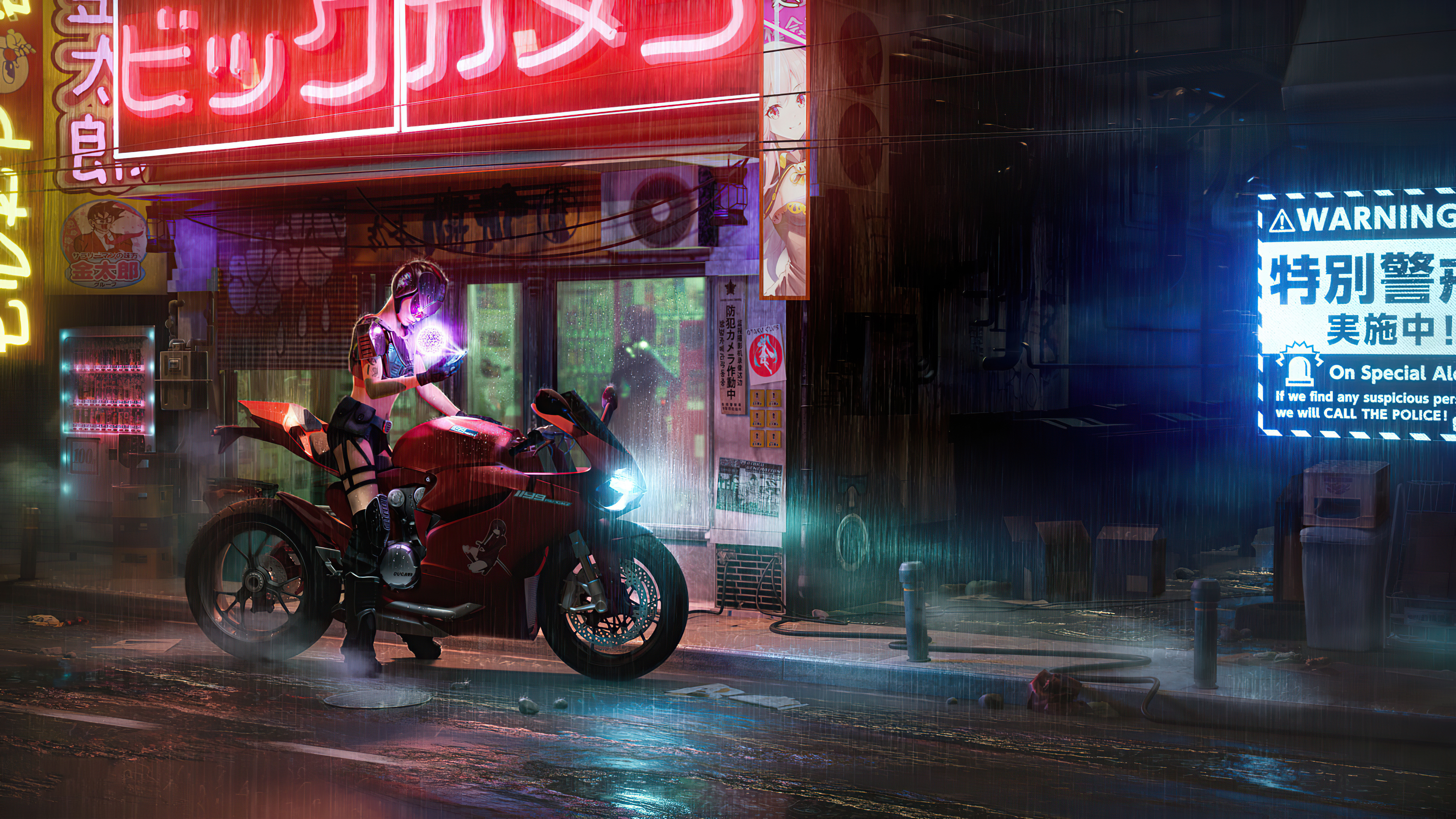 Awesome Cyberpunk Ultrawide Wallpapers WallpaperAccess