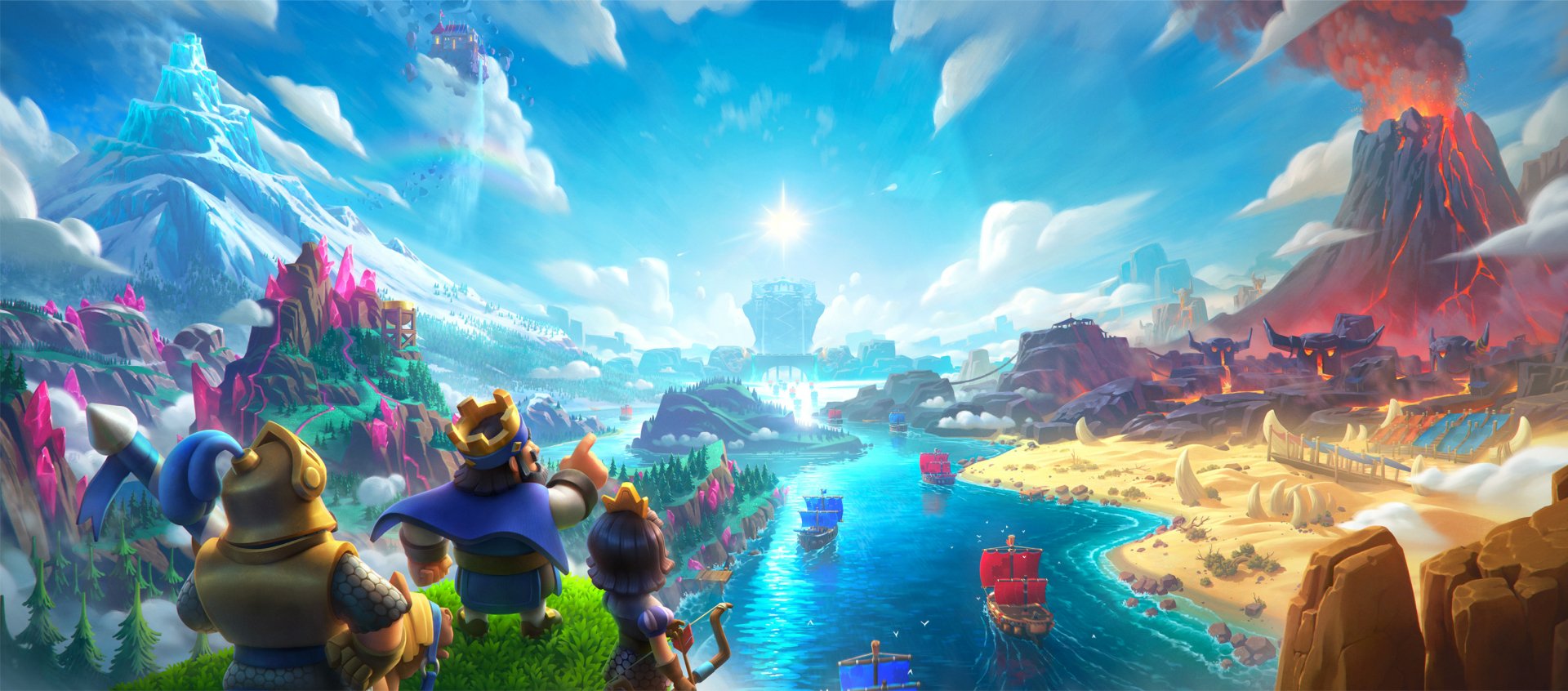 Clash Royale HD Wallpaper Background Image 3179x1401