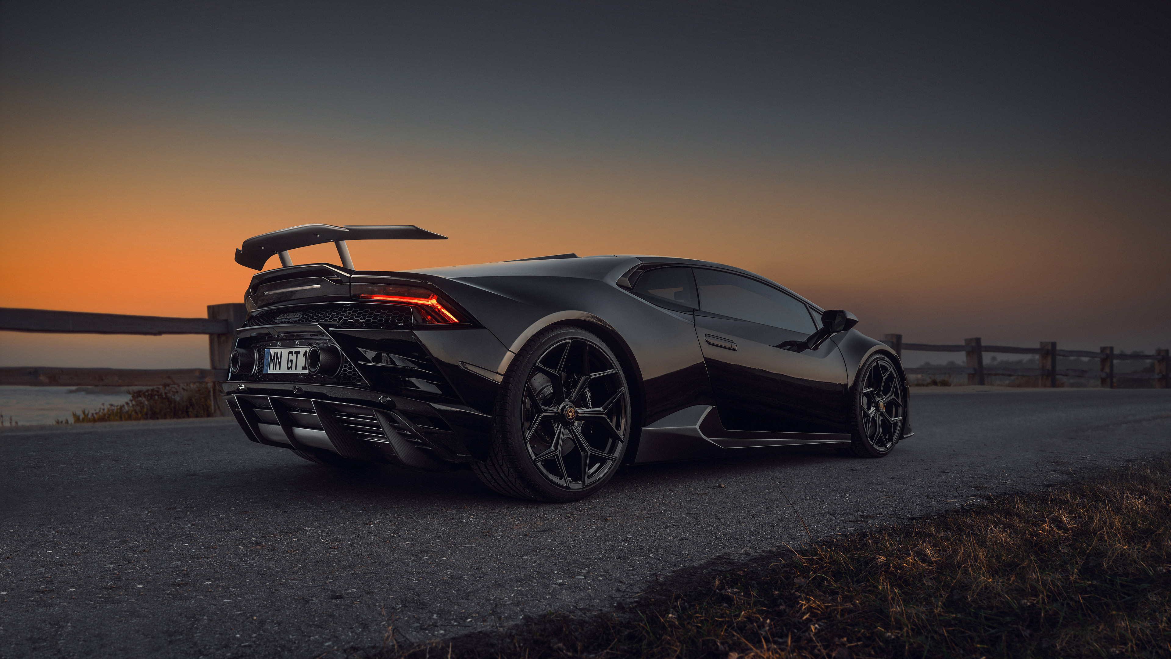 Download Supercar Black Car Car Huracan Vehicle