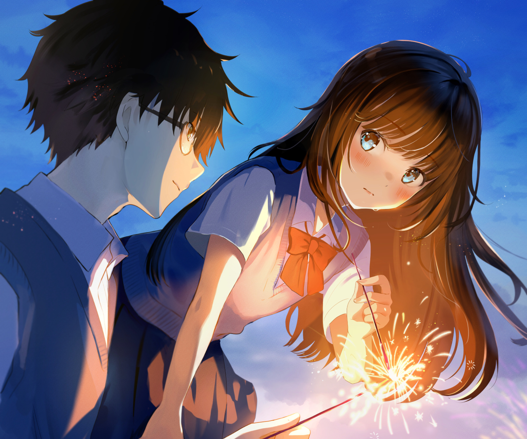Download Anime Couple HD Wallpaper
