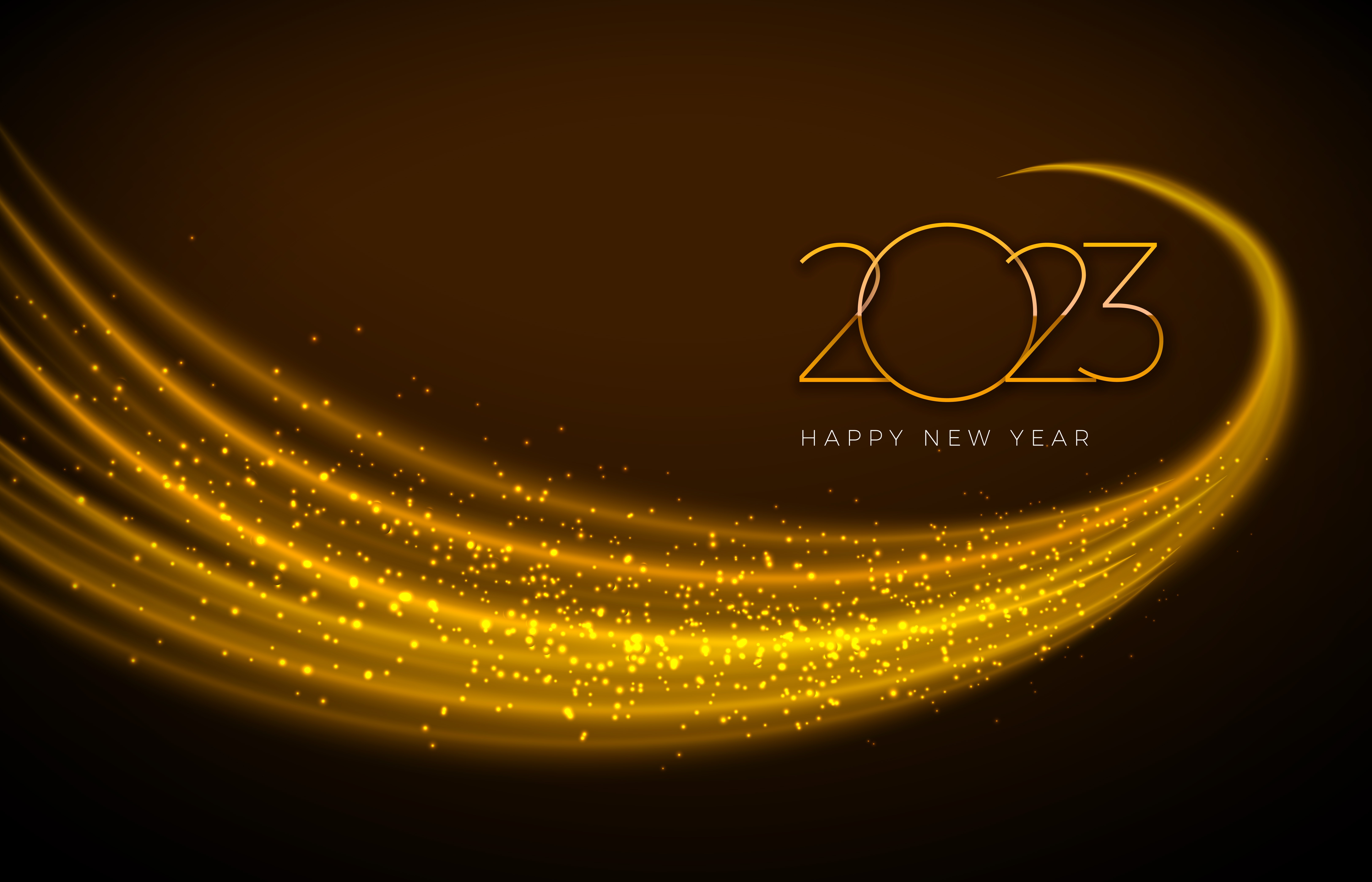 Download Holiday New Year 2023 4k Ultra HD Wallpaper
