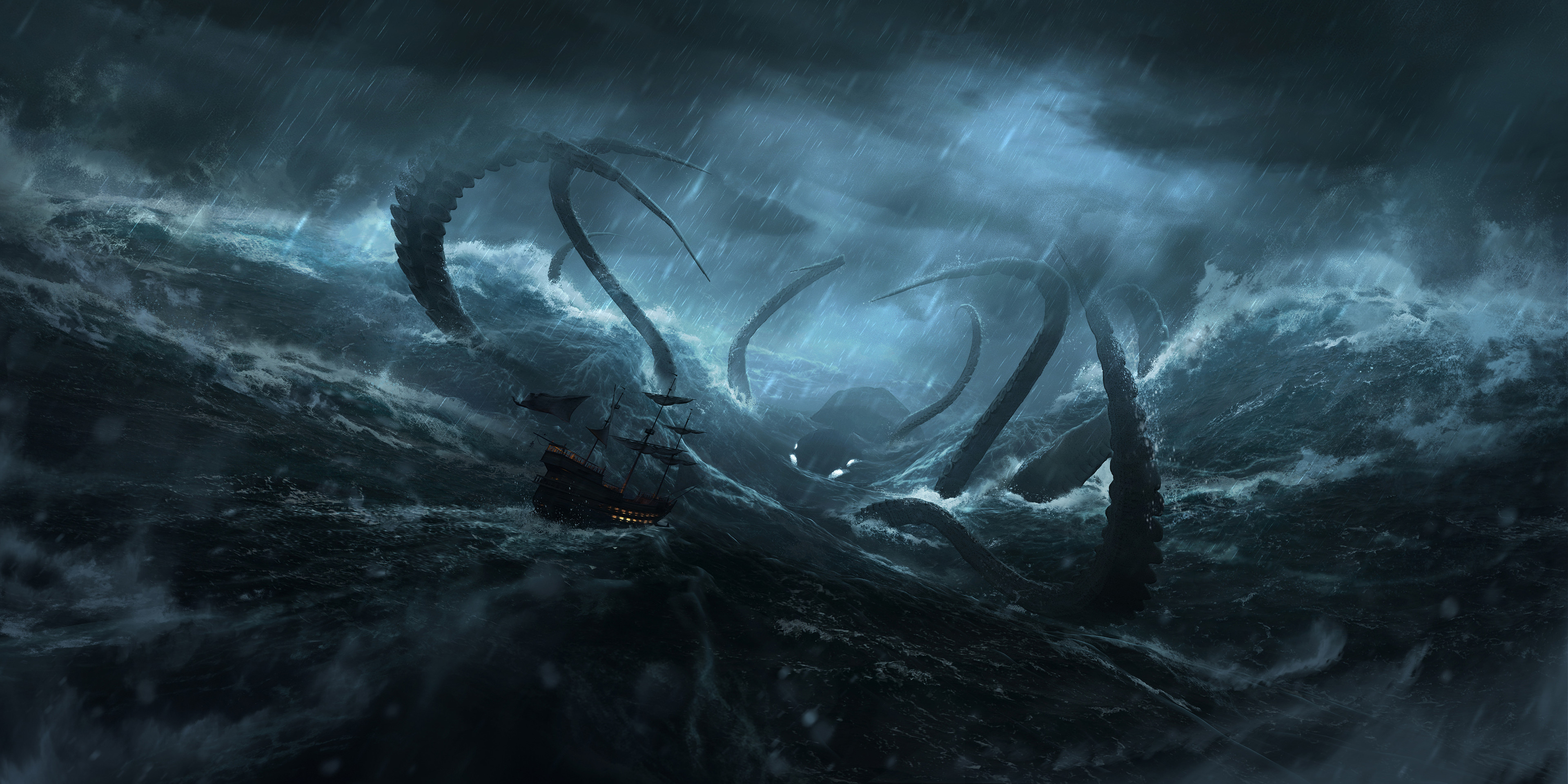 150+ Sea Monster HD Wallpapers and Backgrounds