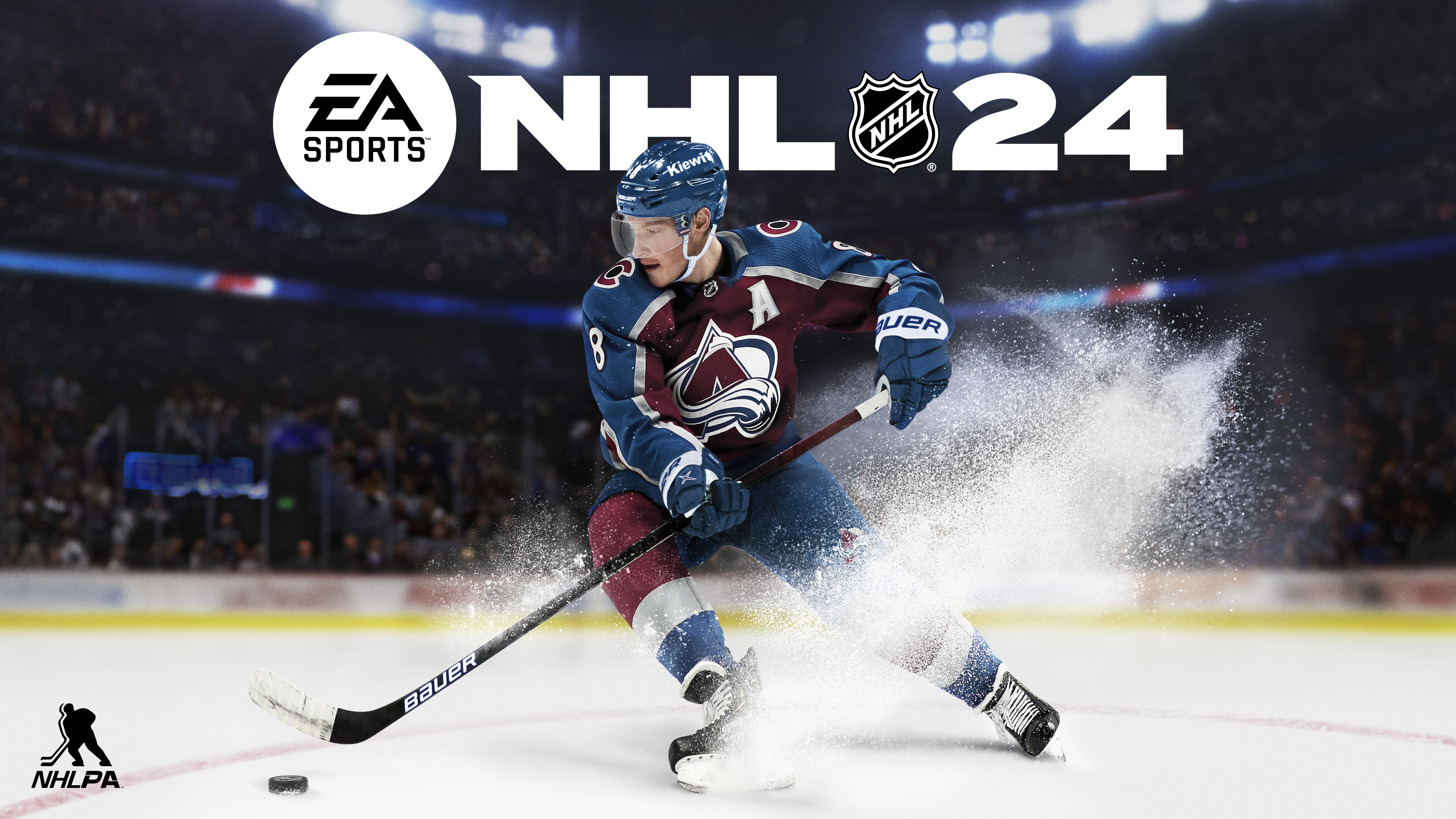 Nhl 24 Hd Wallpaper Intense Ice Hockey Action