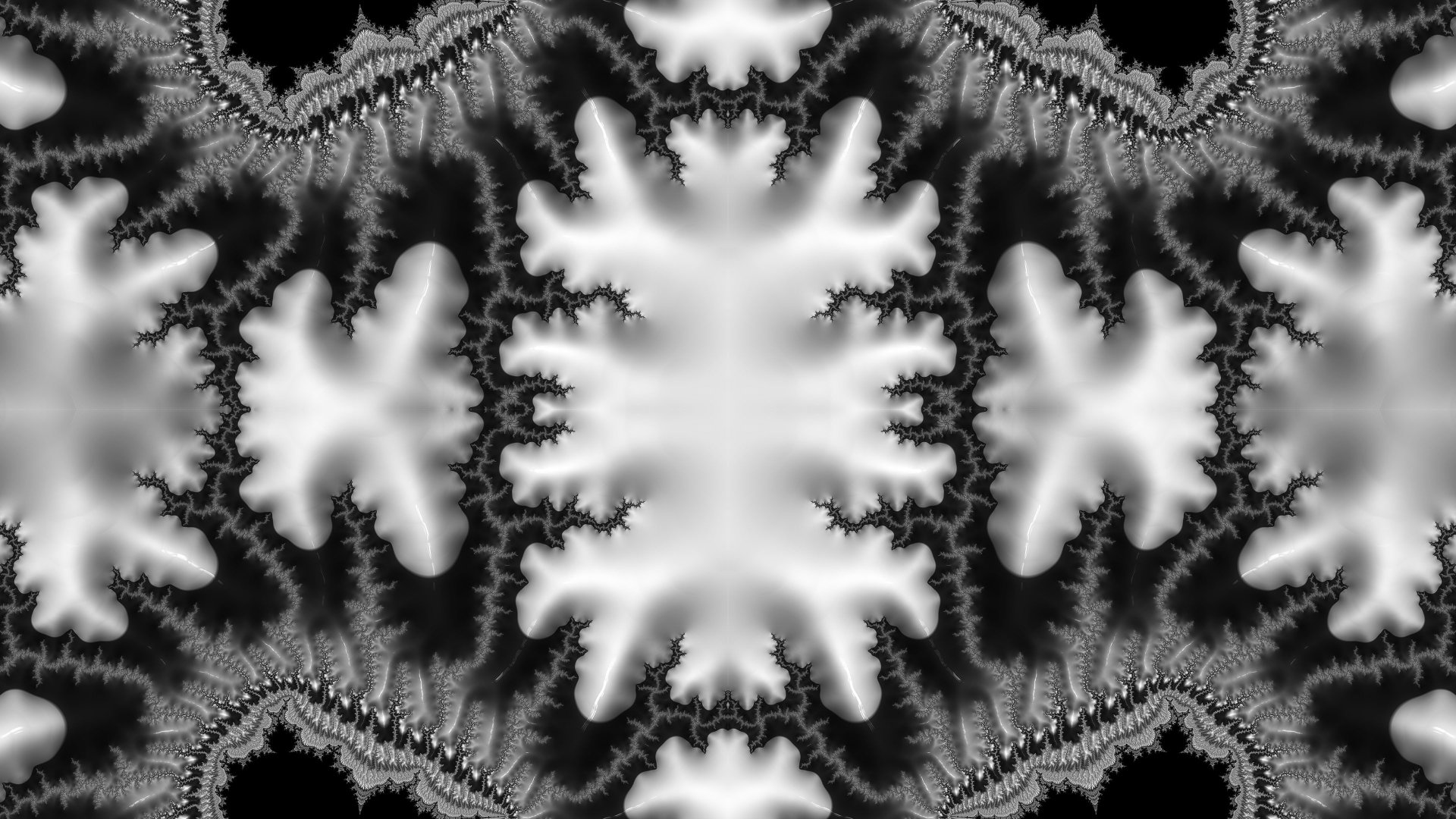 Trippy Psychedelic Fractal Wallpaper by DrPen