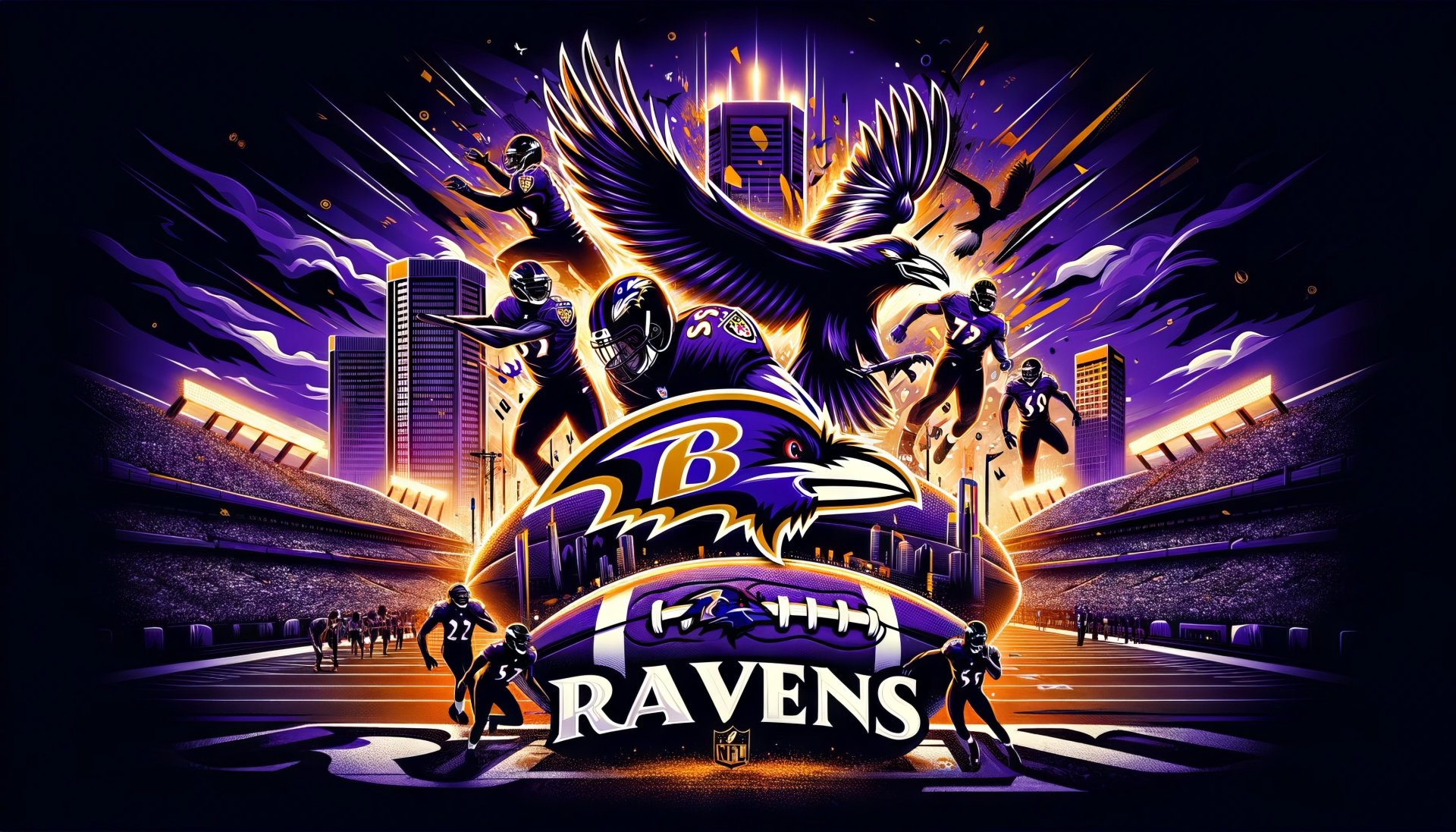 Baltimore Ravens NFL Super Bowl Spirit HD Wallpaper by patrika