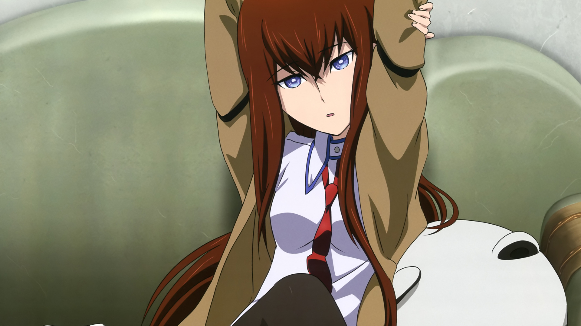 Makise Kurisu HD Wallpaper Background Image 1920x1080