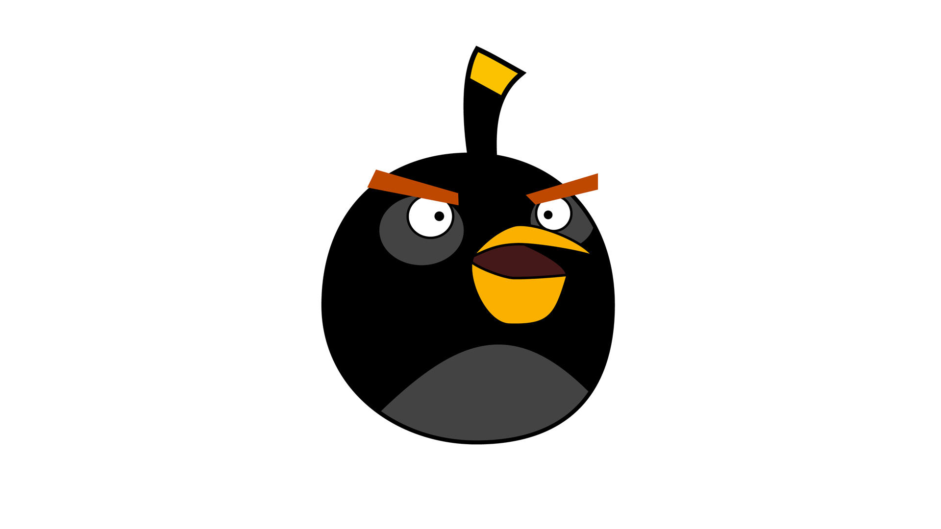 Black Angry Bird Wallpaper